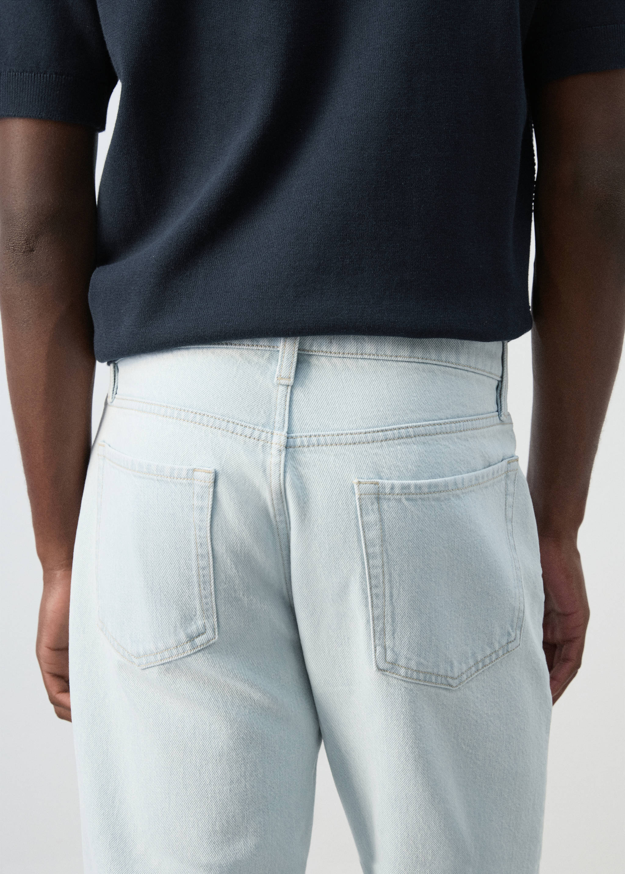 100% cotton regular fit jeans - Details of the article 6