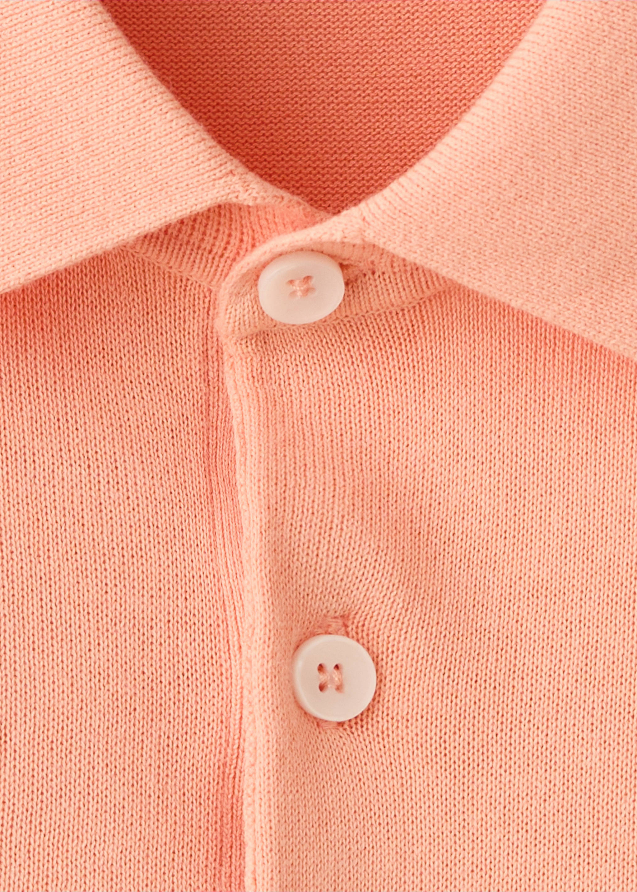 Polo shirt pedrosa - Details of the article 8, Peach. Ref: 27009211-00.
