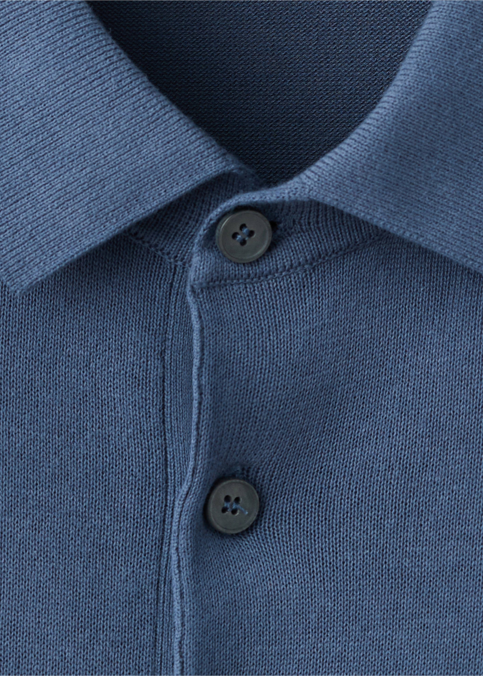 Polo shirt pedrosa - Details of the article 8, Indigo Blue. Ref: 27009211-00.