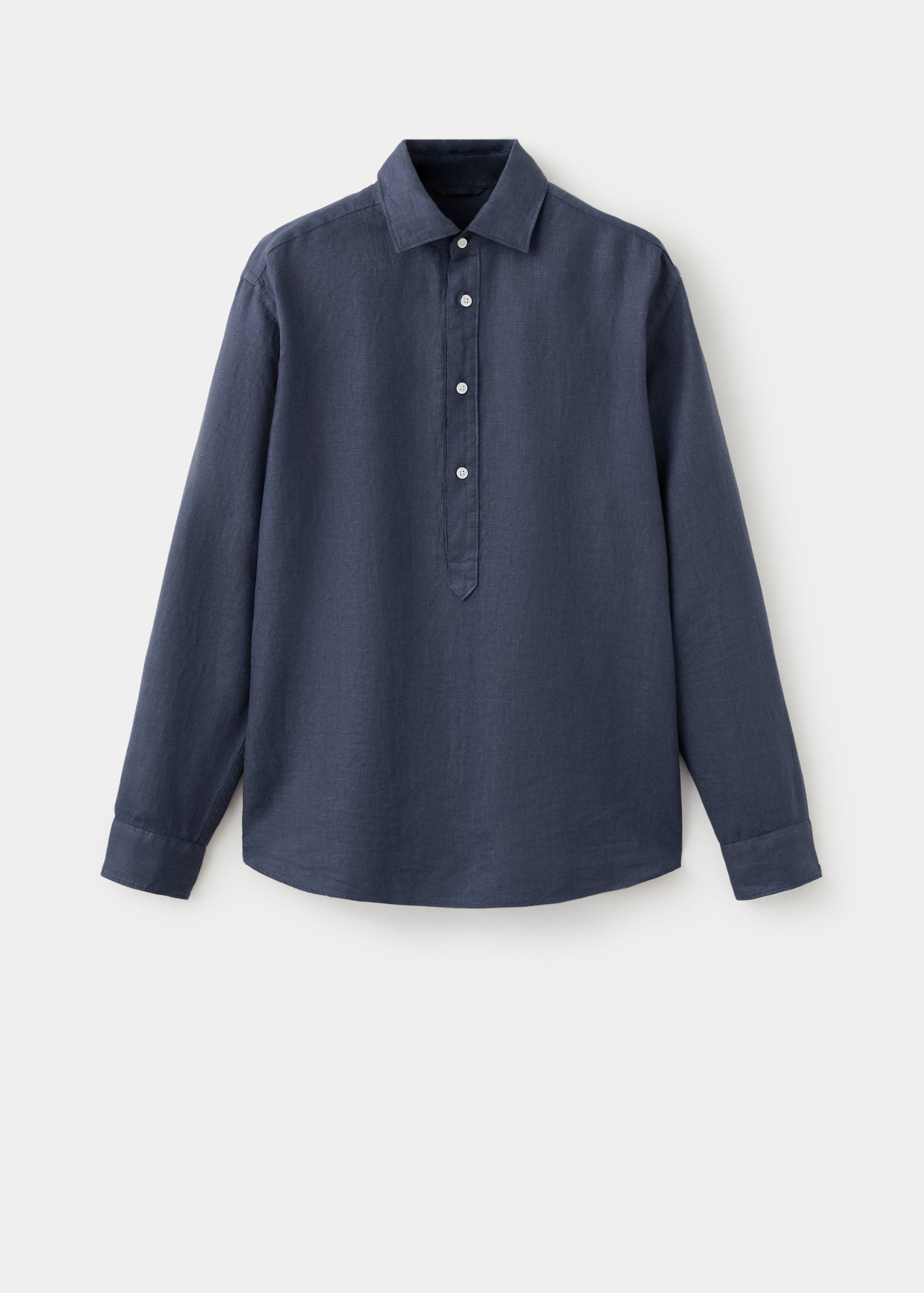 قميص 100% من الكتان منتظم - منتج دون نموذج