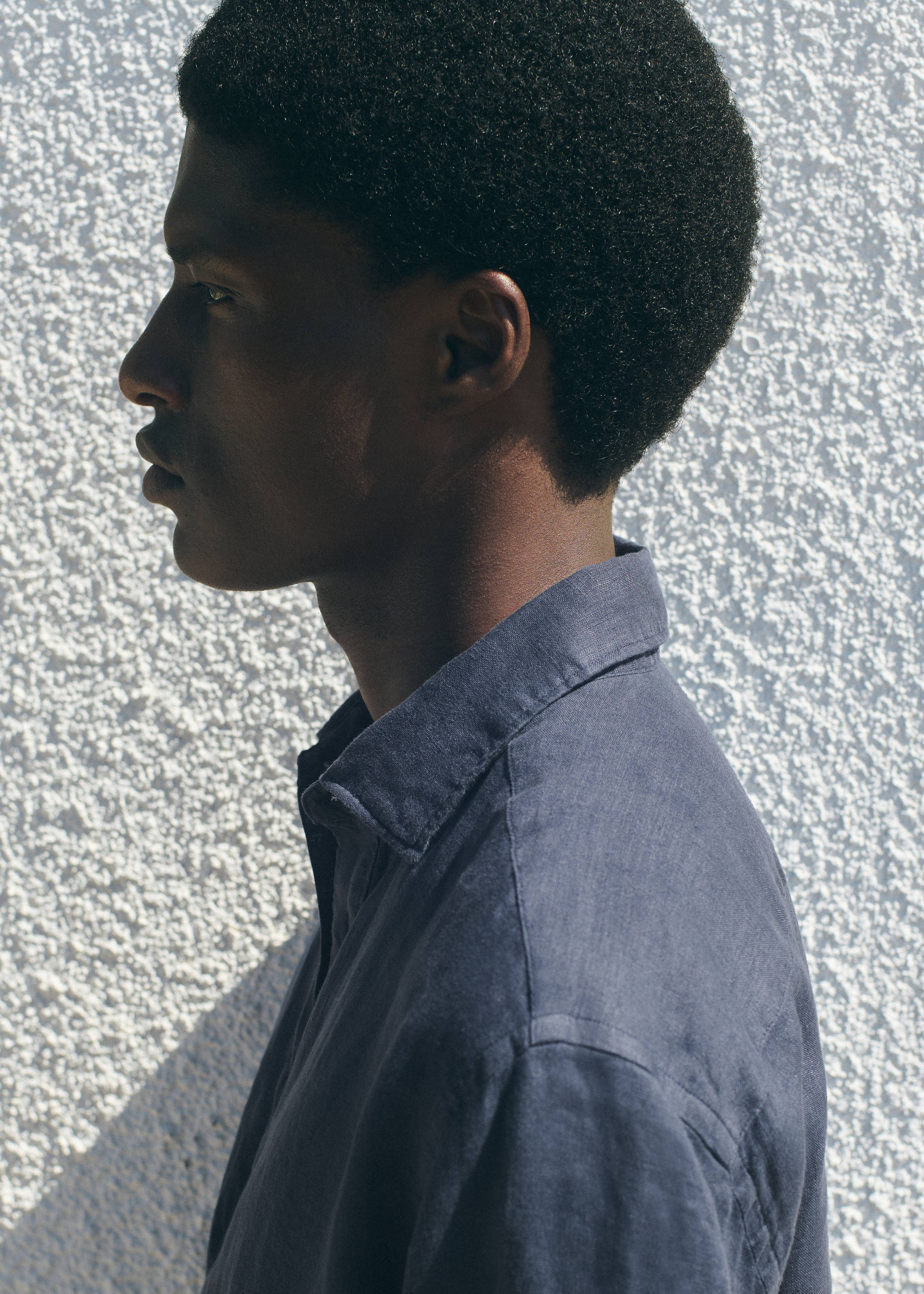 100% linen polo shirt - Details of the article 6