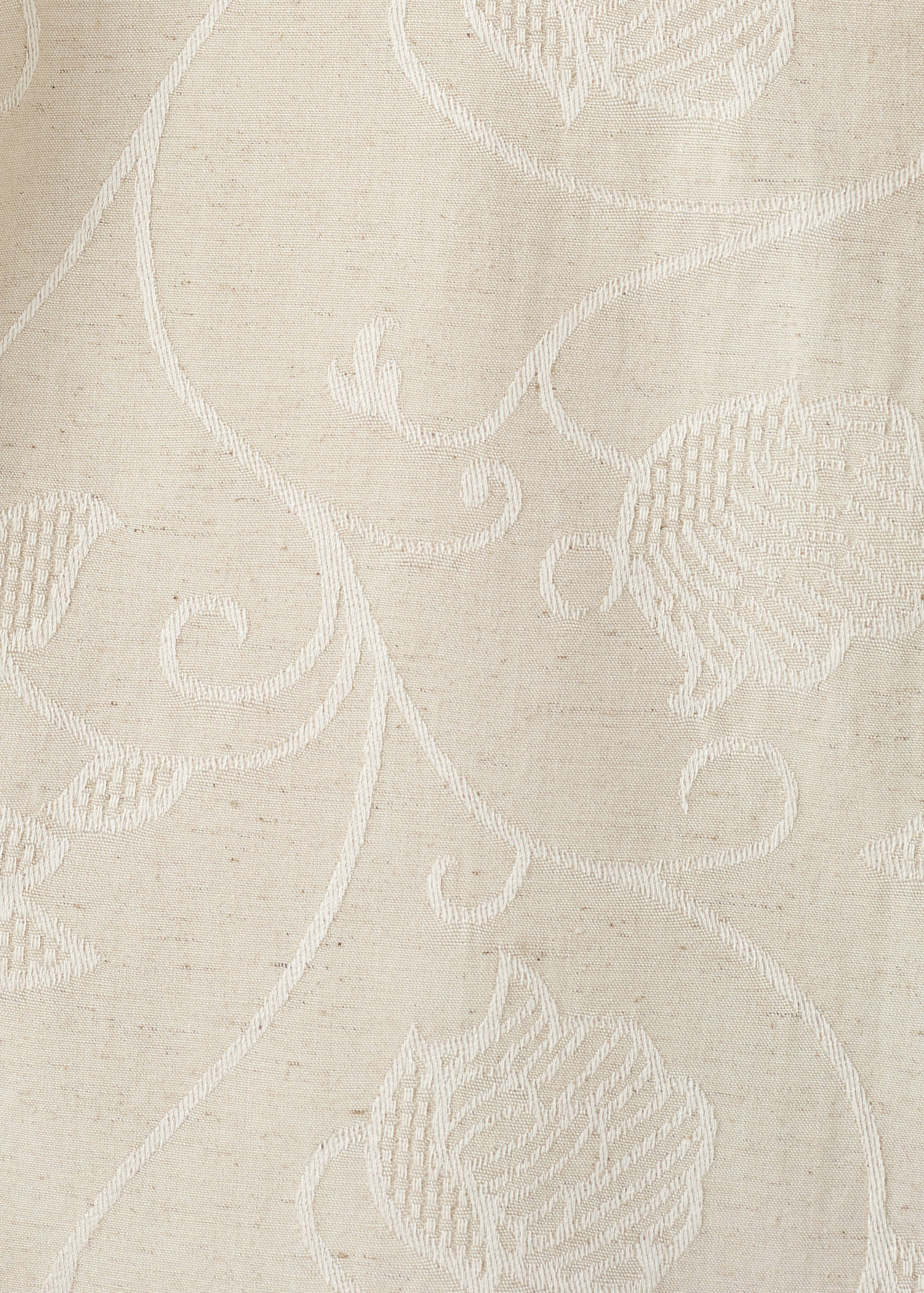 Linen-cotton blend overshirt - Details of the article 0