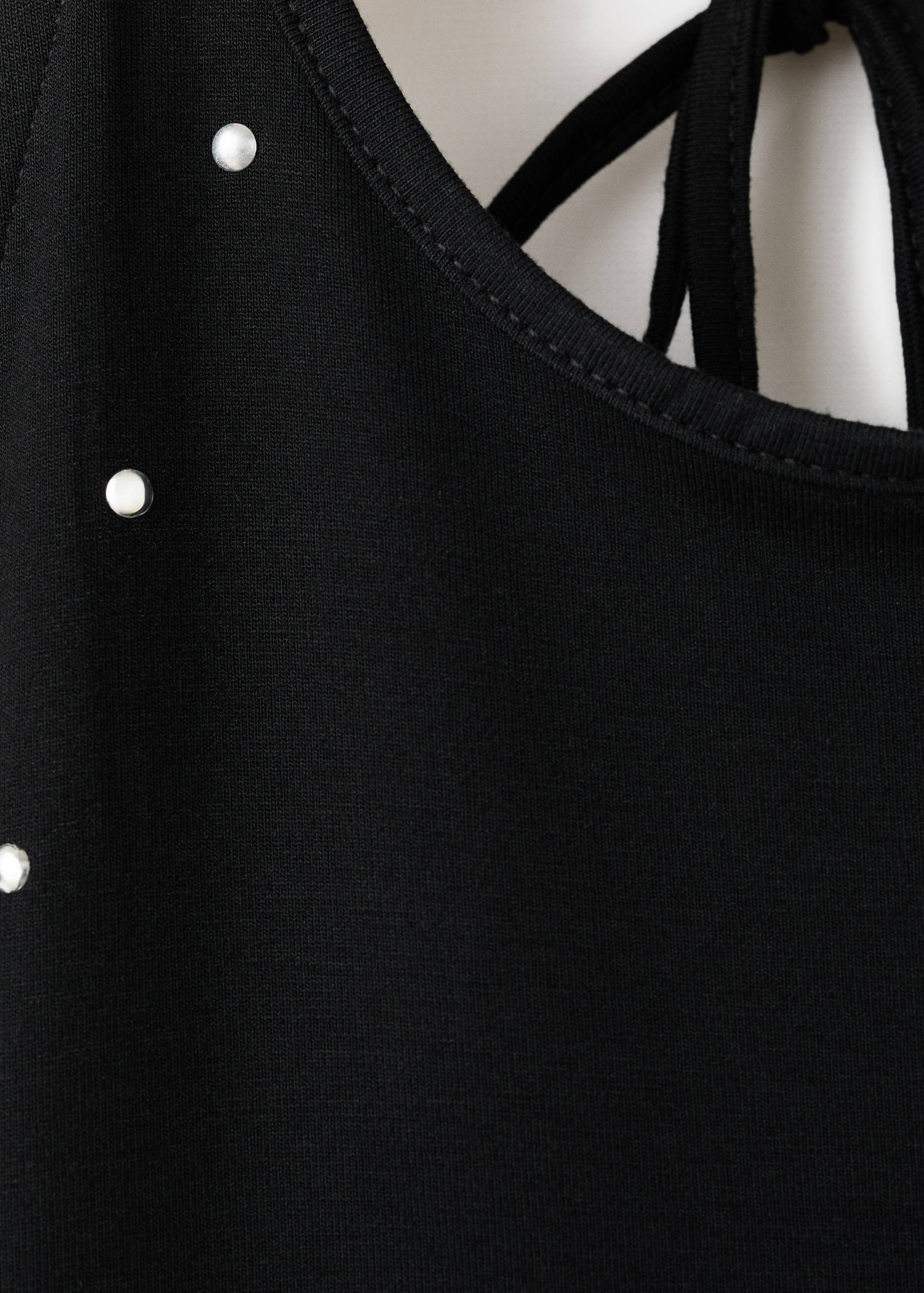 Open-back top with rhinestones - Details of the article 8