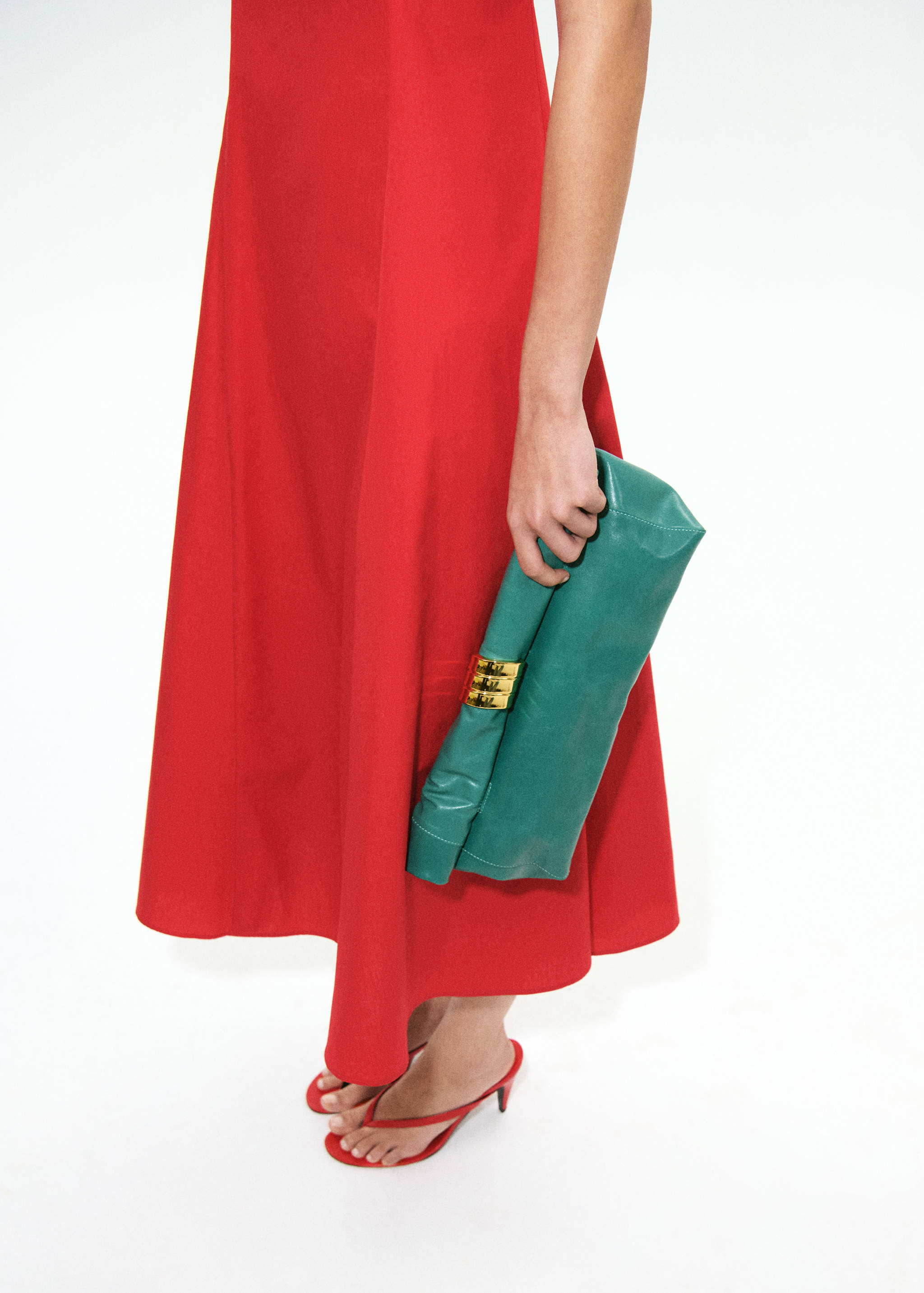 Flared midi-dress - Details of the article 1