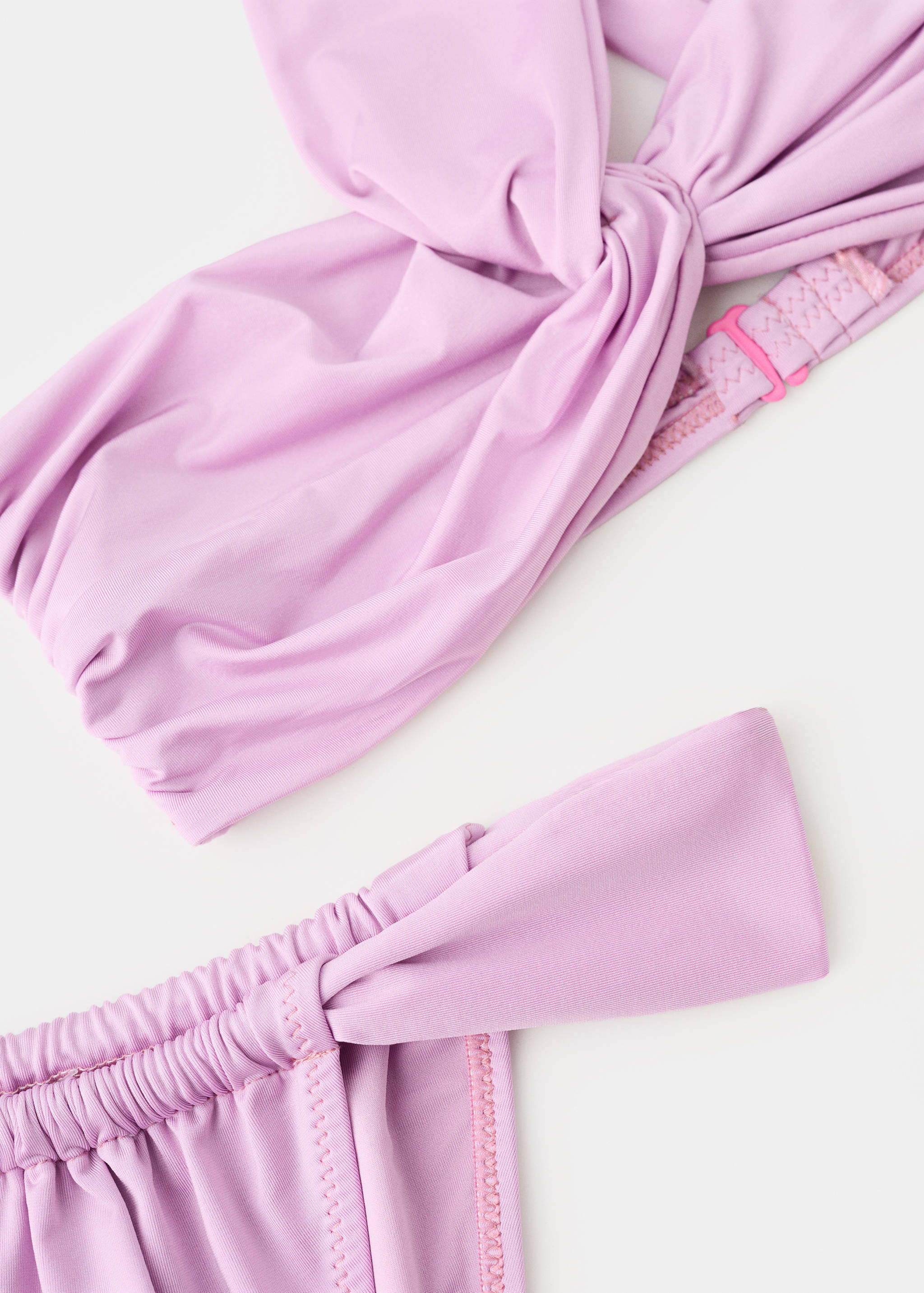 Top bikini bandeau tirante asimétrico - Detalle del artículo 0