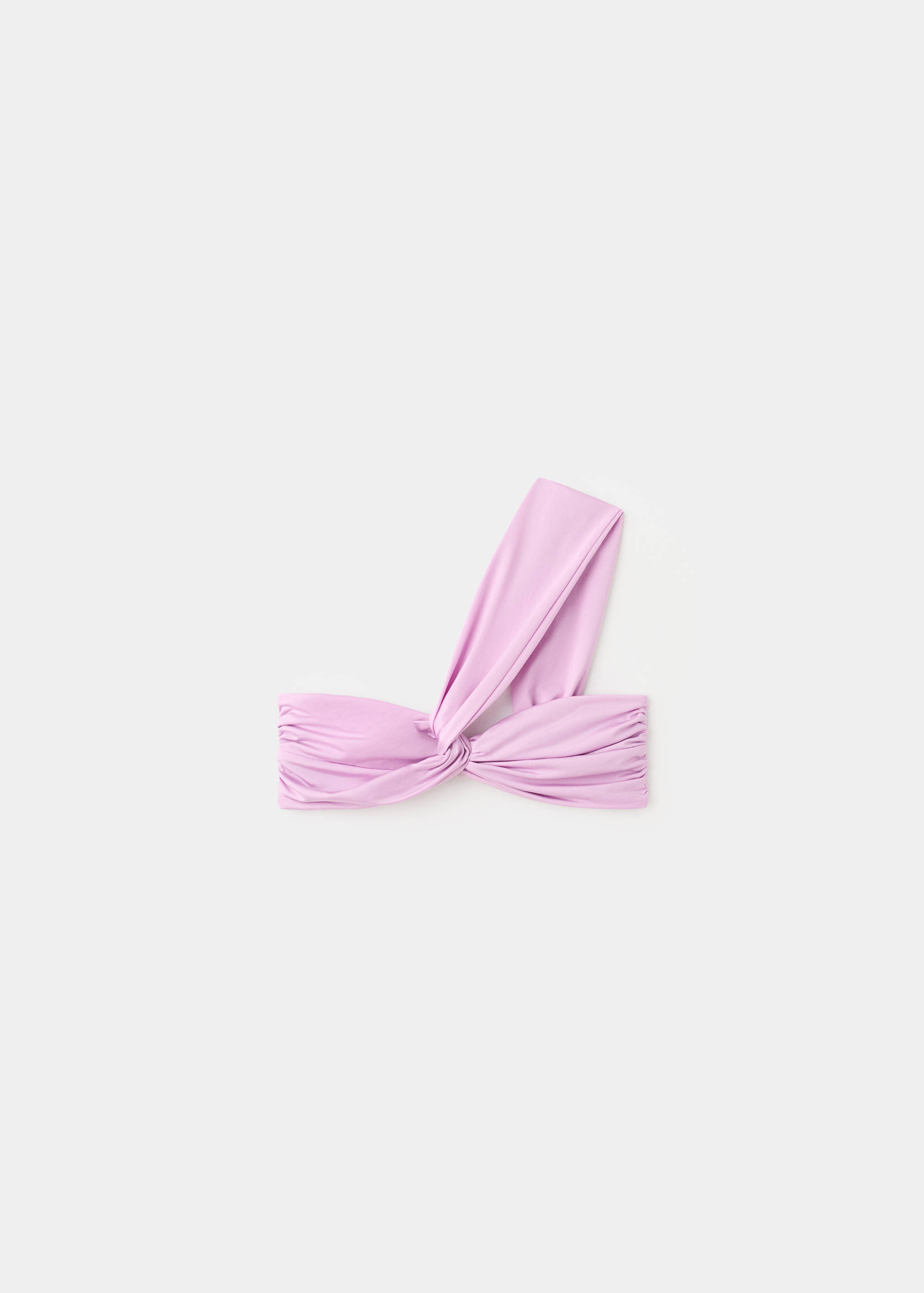 Top bikini bandeau tirante asimétrico - Artículo sin modelo