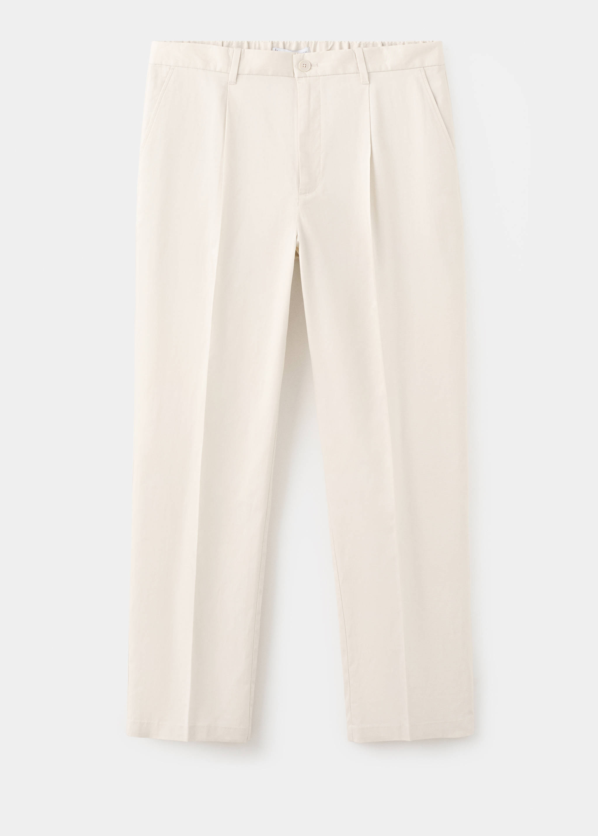 Pantalón regular fit fluido pinzas - Artículo sin modelo