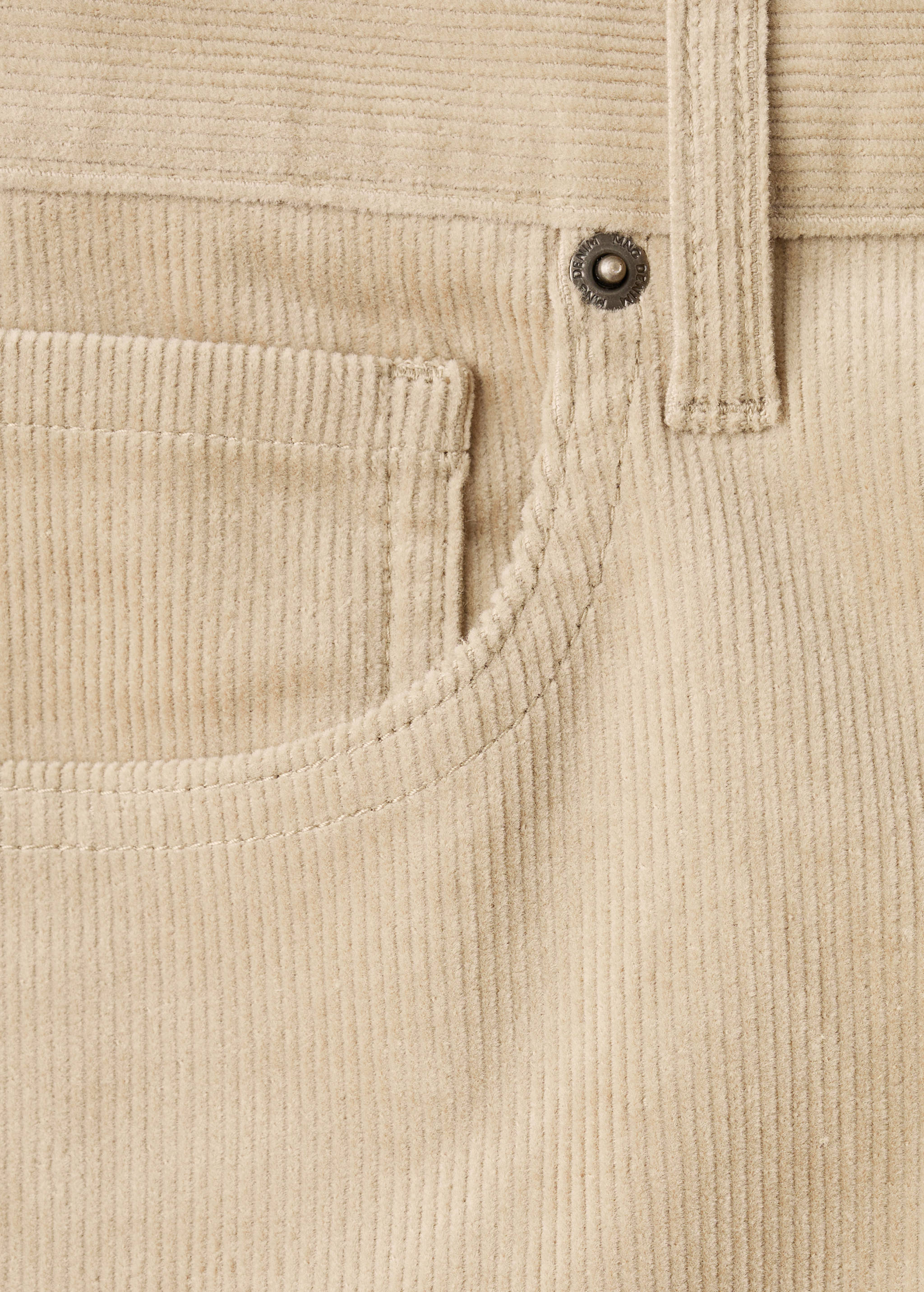 Corduroy regular-fit trousers - Details of the article 0
