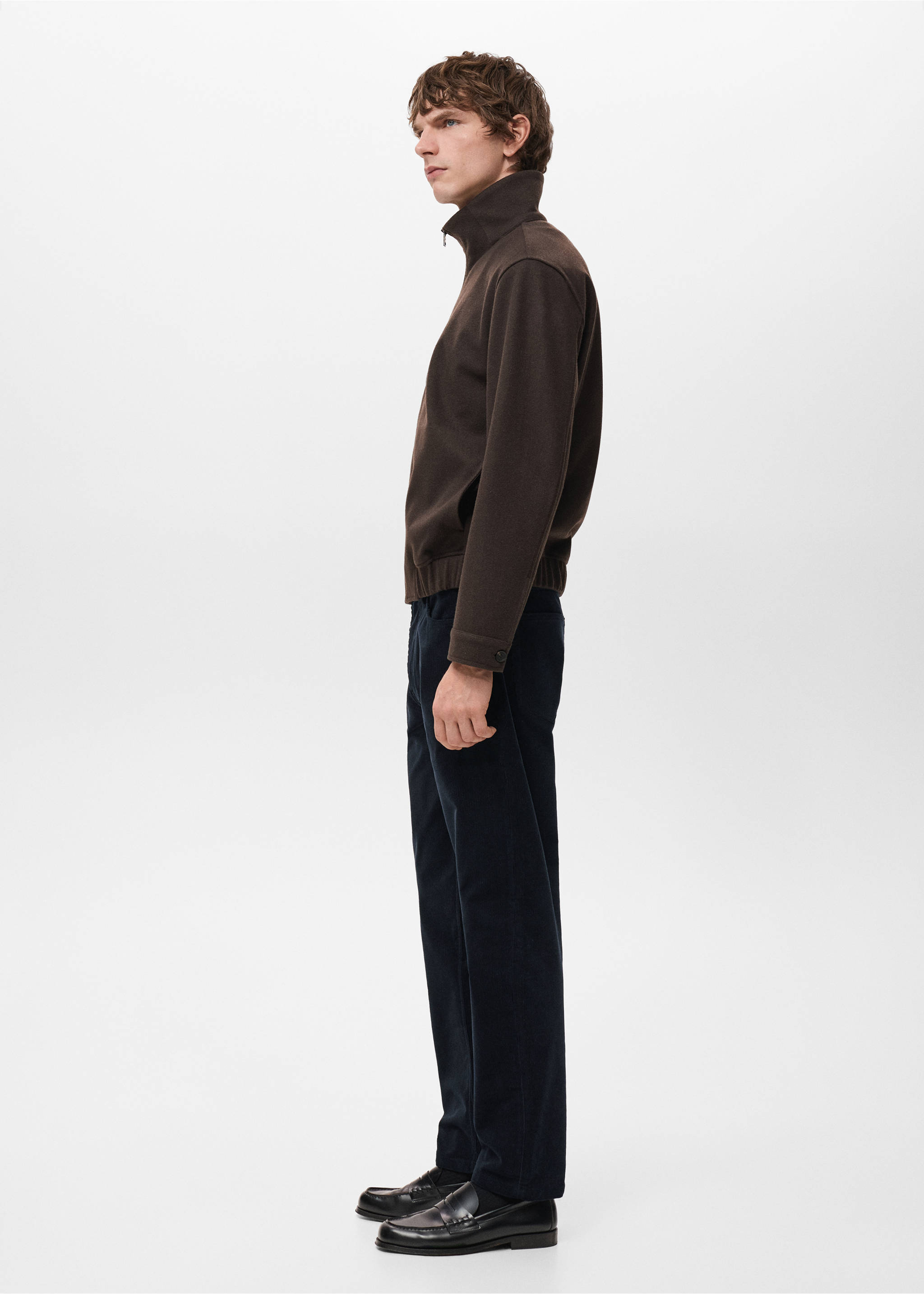 Pantalón pana regular fit - Detalle del artículo 2, Azul noche. Ref: 27011192-00.