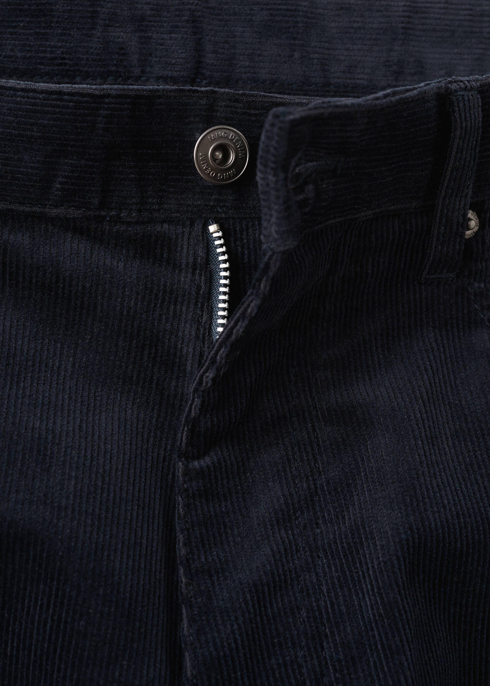 Corduroy regular-fit trousers - Details of the article 8