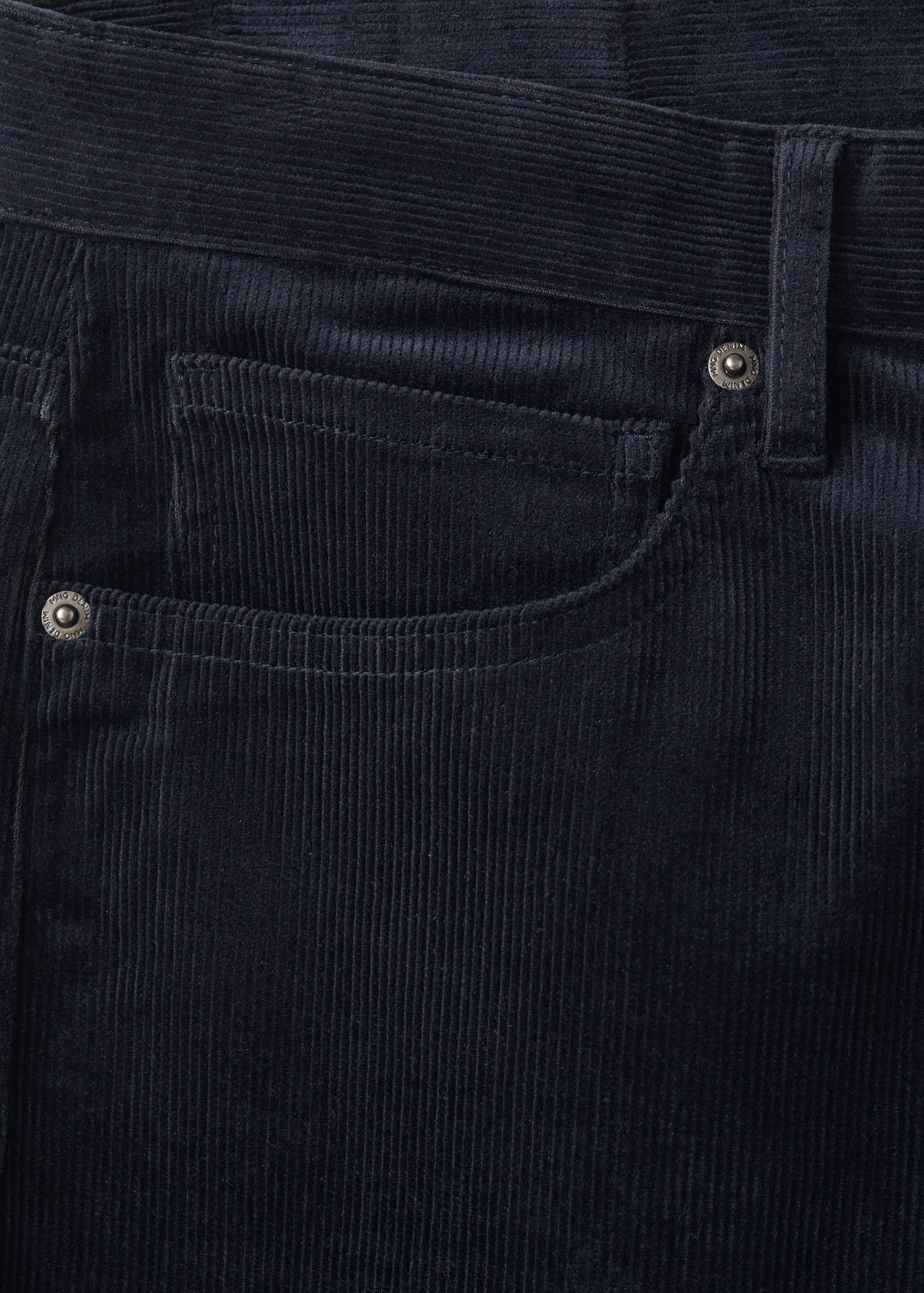Corduroy regular-fit trousers - Details of the article 0