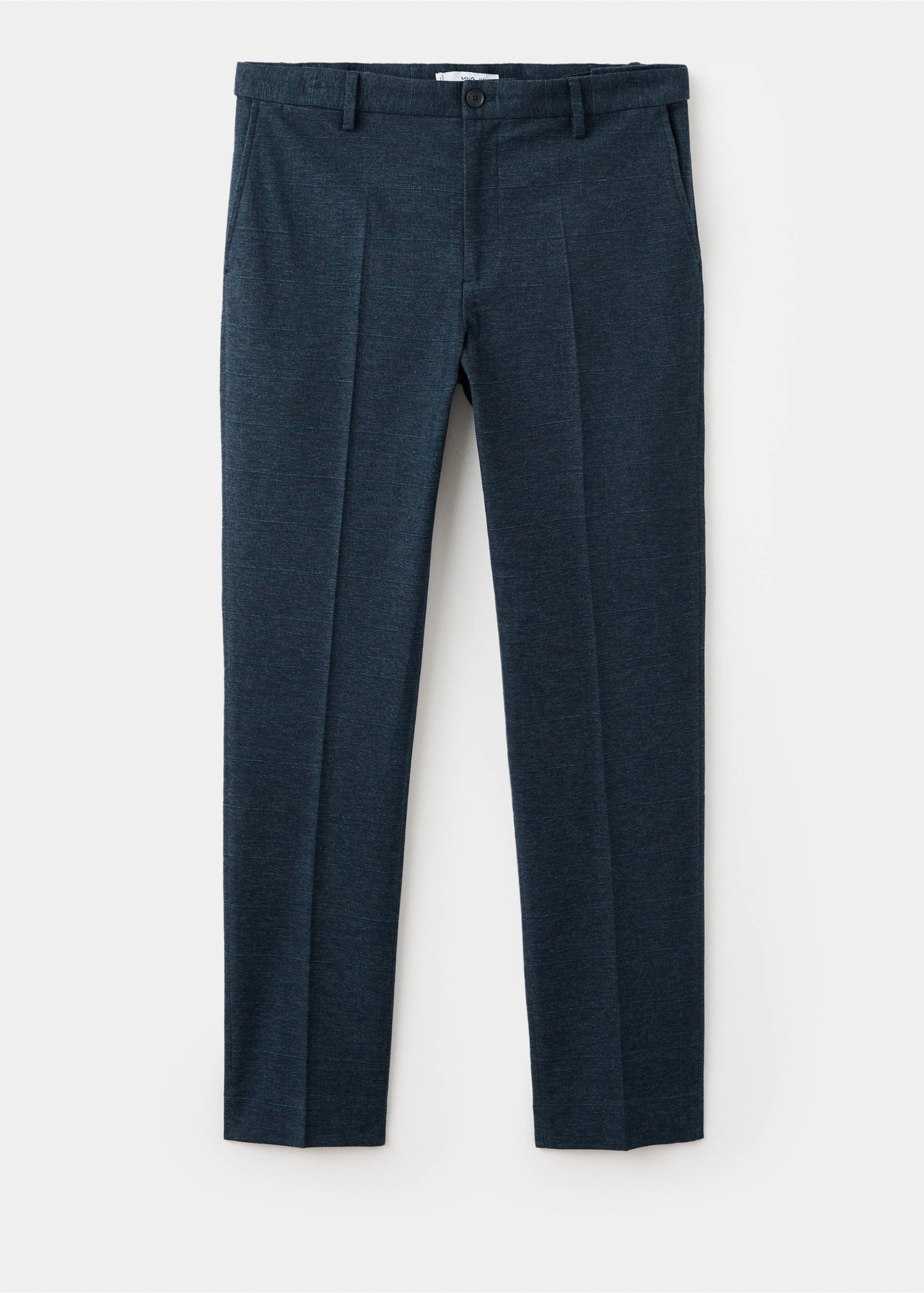 Slim-fit flannel trousers - Article without model, Navy. Ref: 27011199-00.
