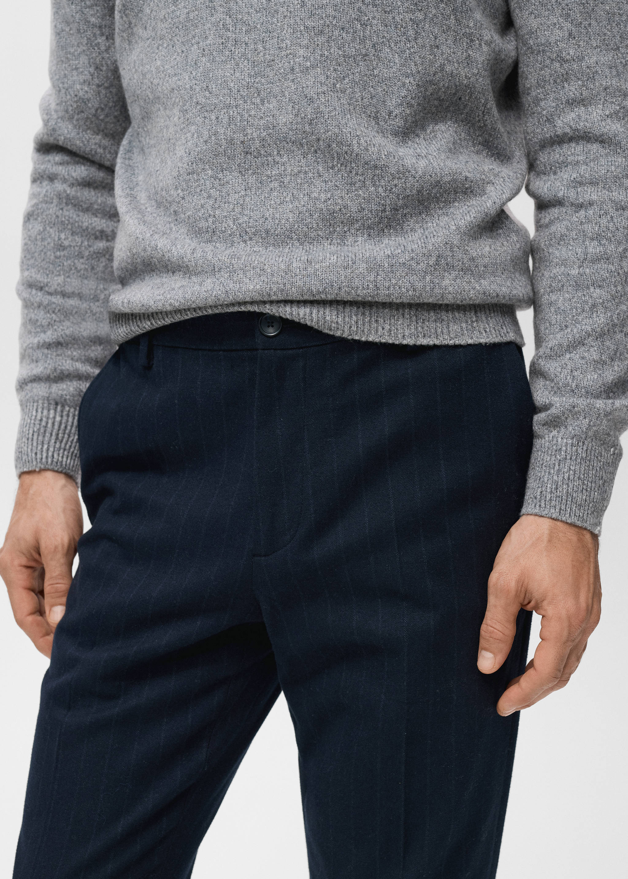 Pantalón franela slim fit - Detalle del artículo 1