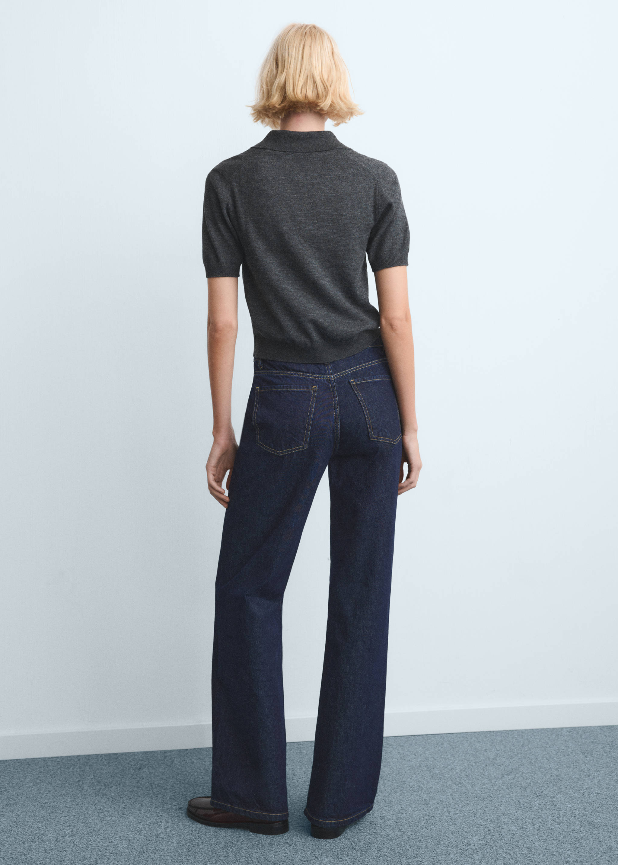 Danila high-waisted wide leg jeans - Reverse of the article