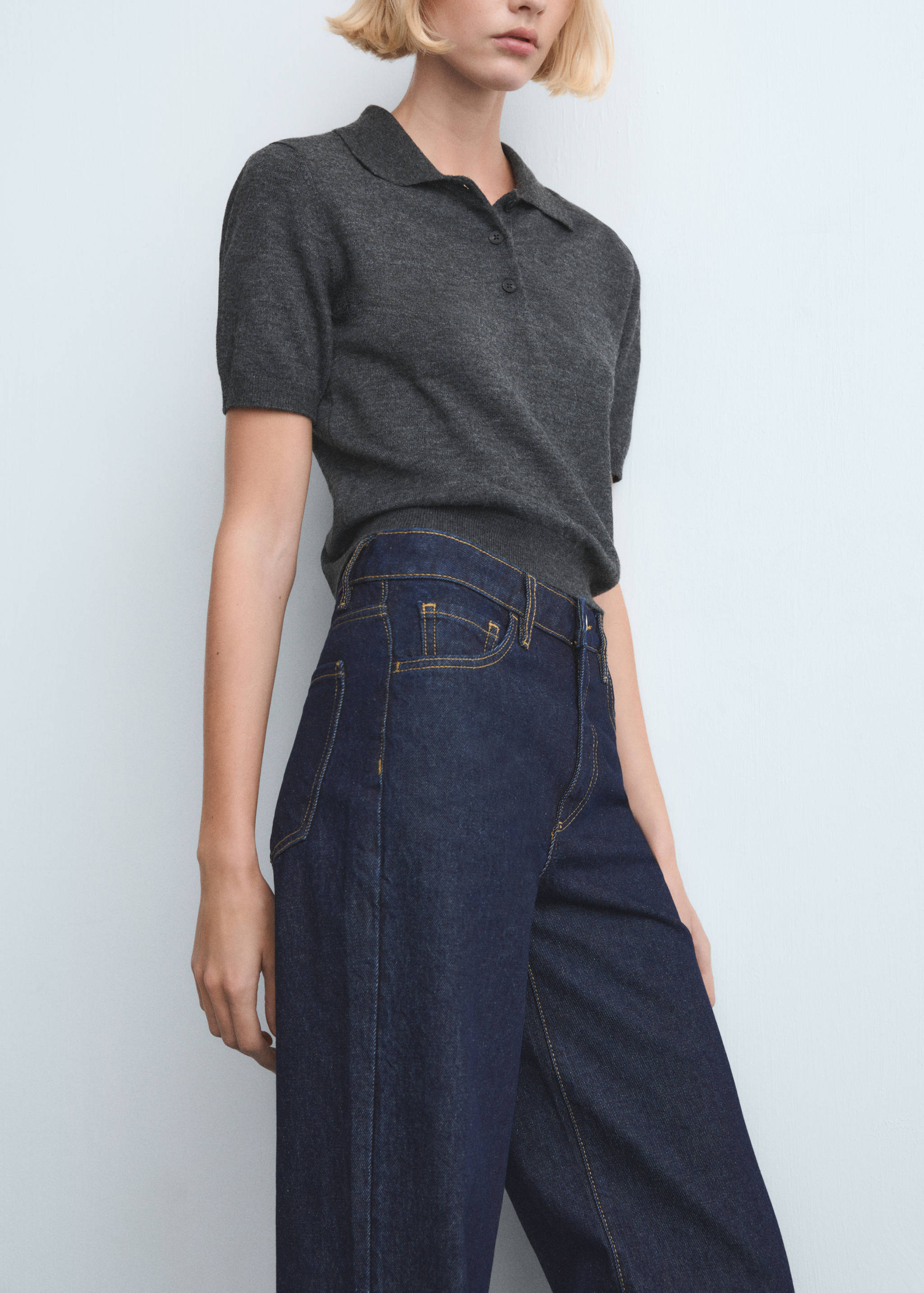 Danila high-waisted wide leg jeans - Details of the article 6