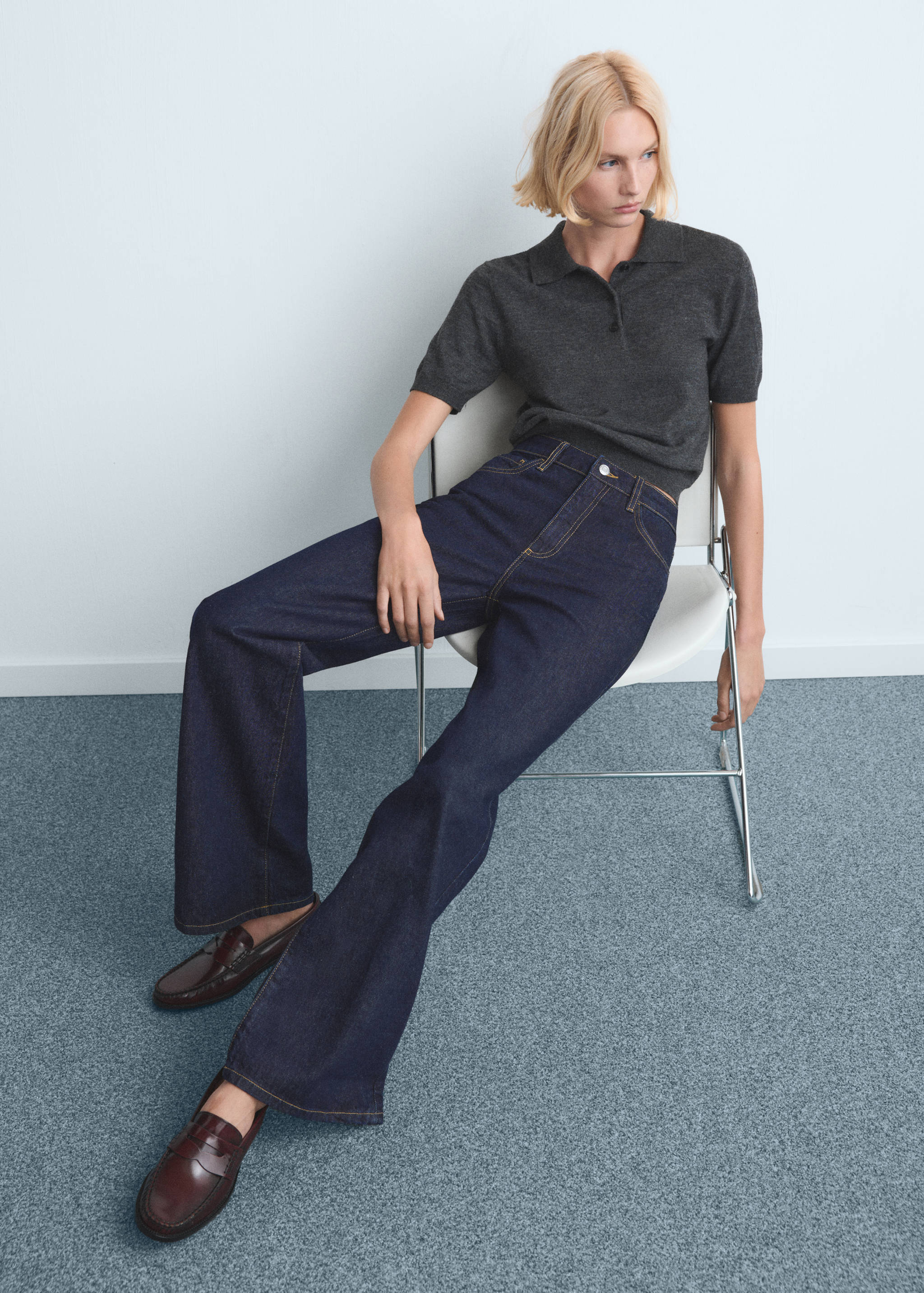 Danila high-waisted wide leg jeans - Details of the article 2