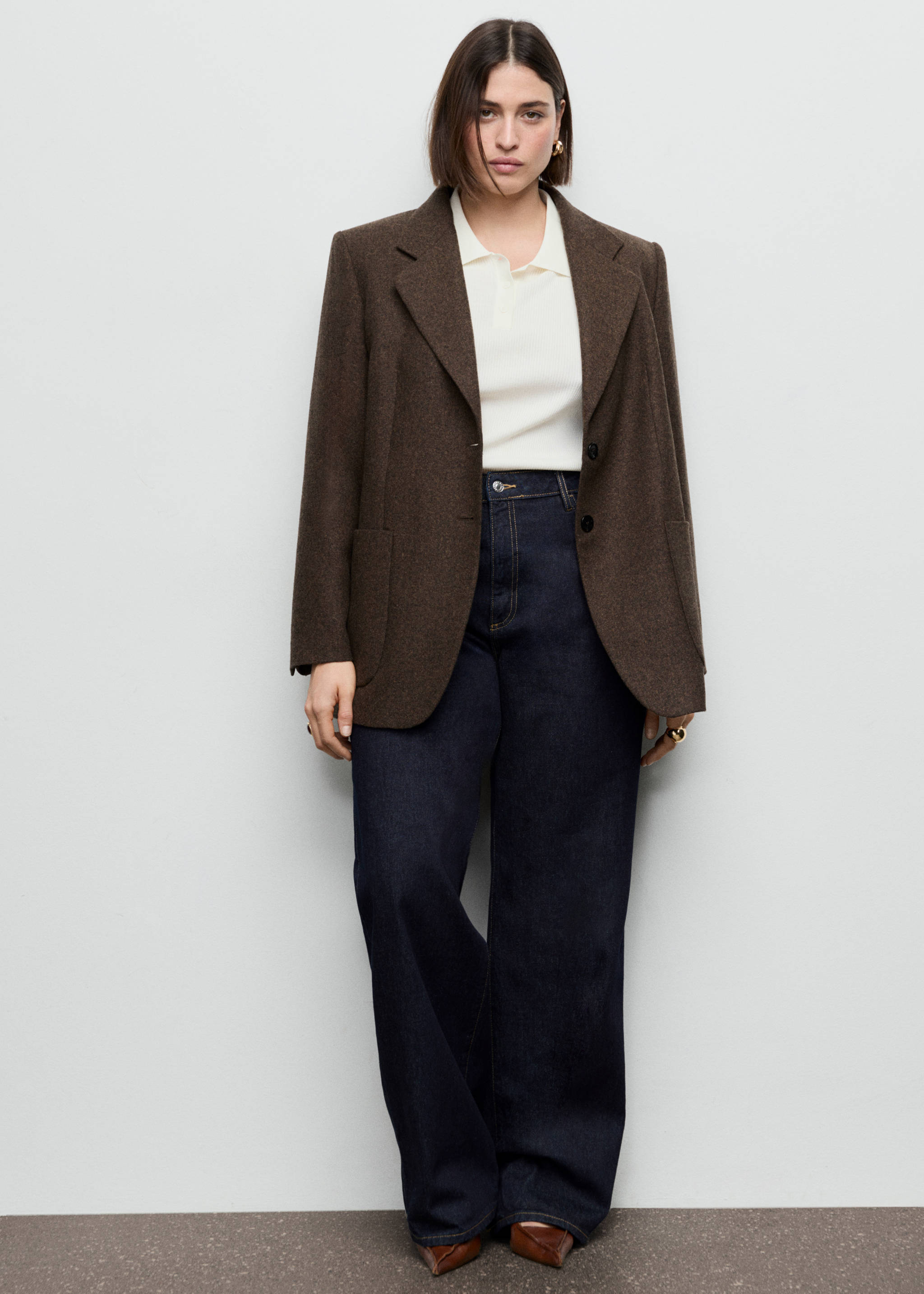 Danila high-waisted wide leg jeans - Details of the article 3