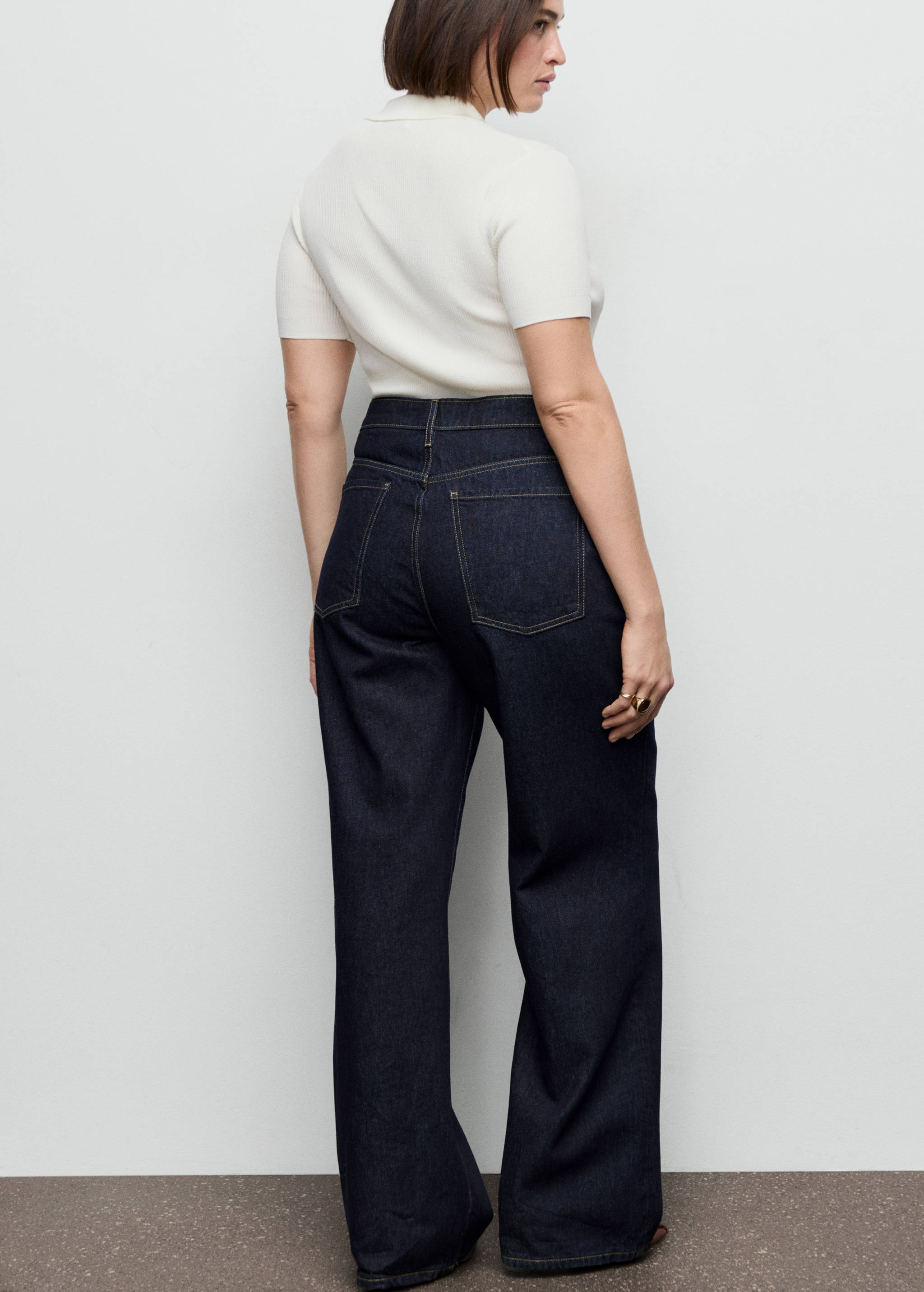 Danila high-waisted wide leg jeans - Details of the article 4