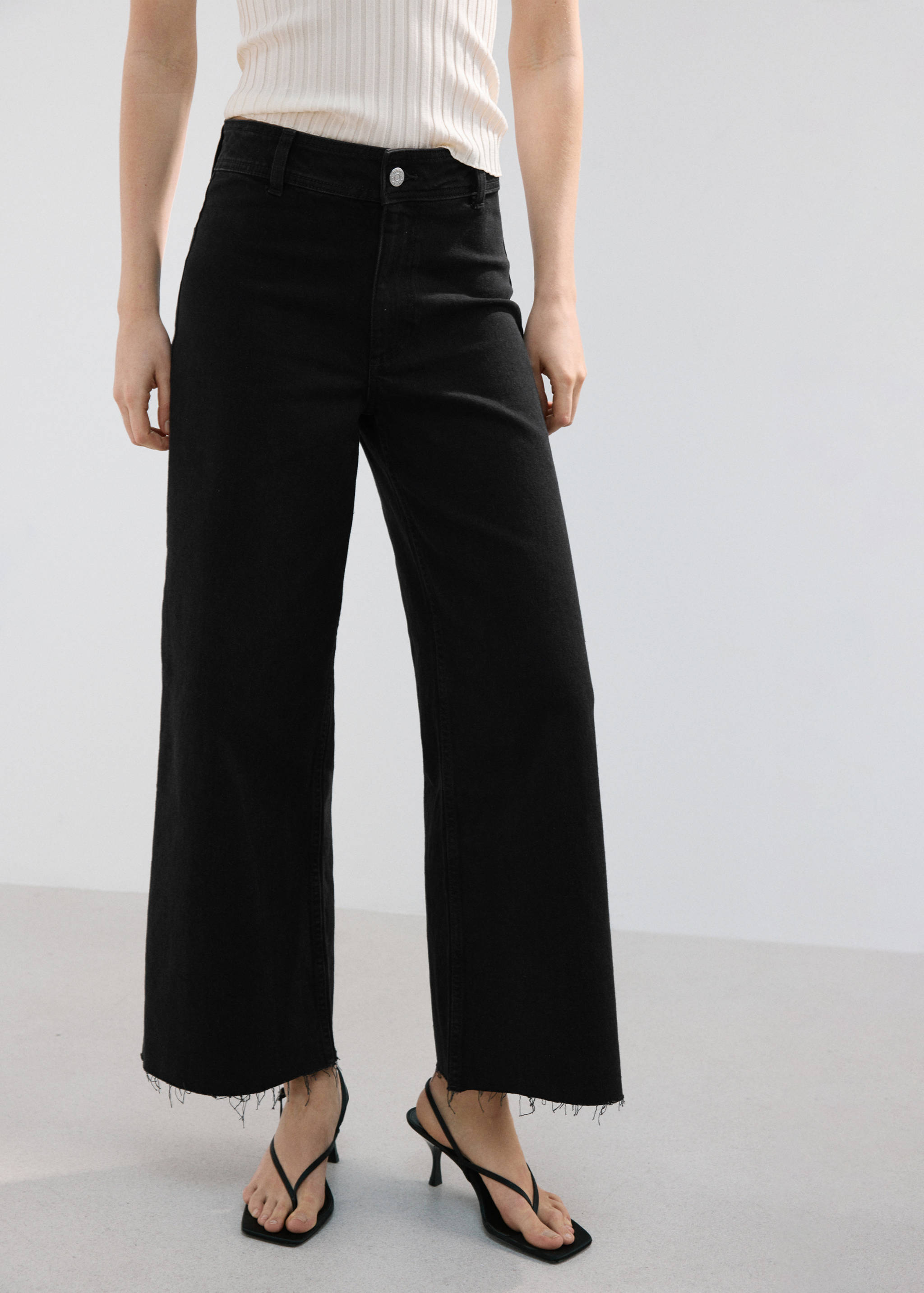 Catherin culotte high-rise jeans - Medium plane