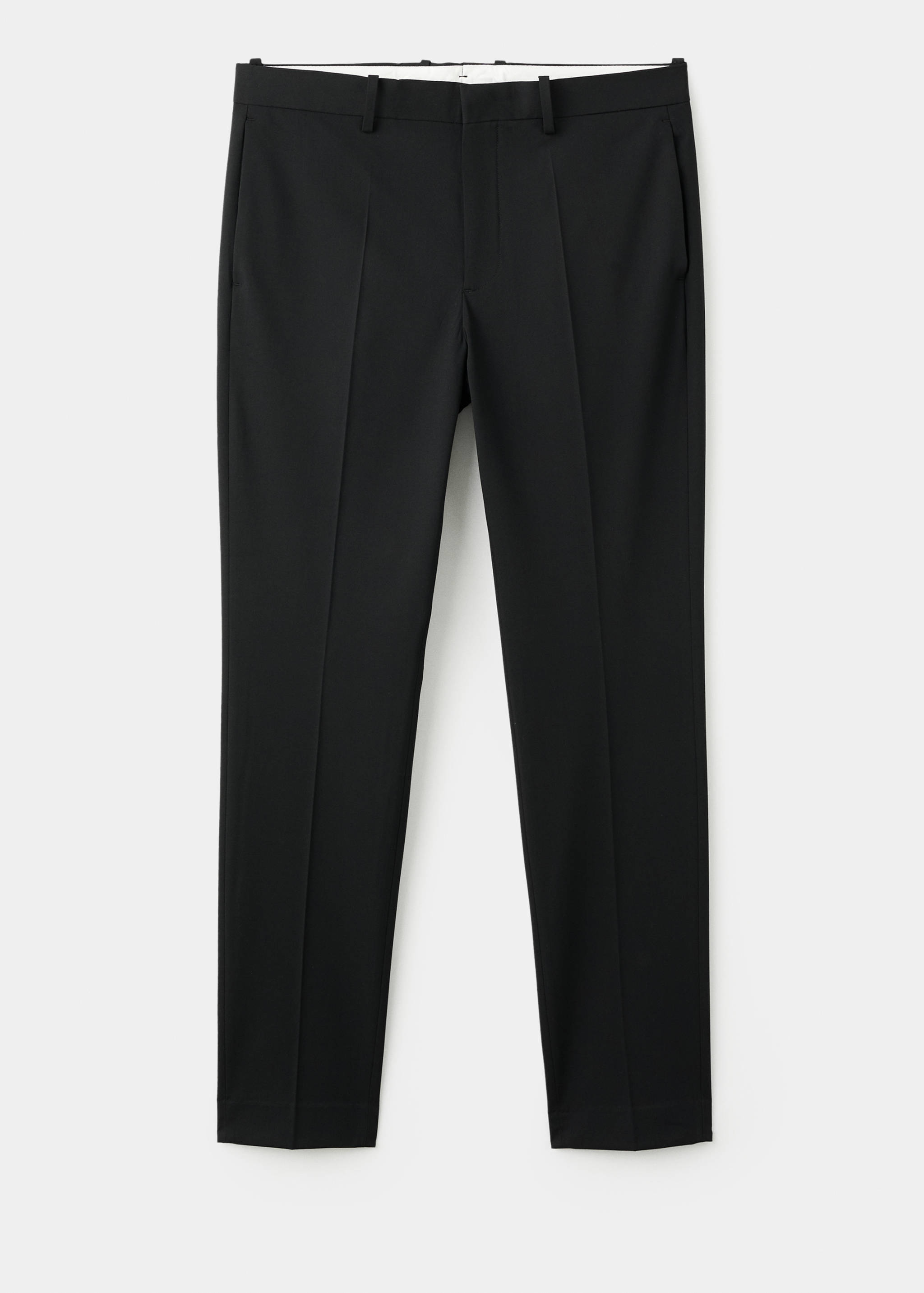 Stretch fabric super slim-fit suit trousers - Article without model