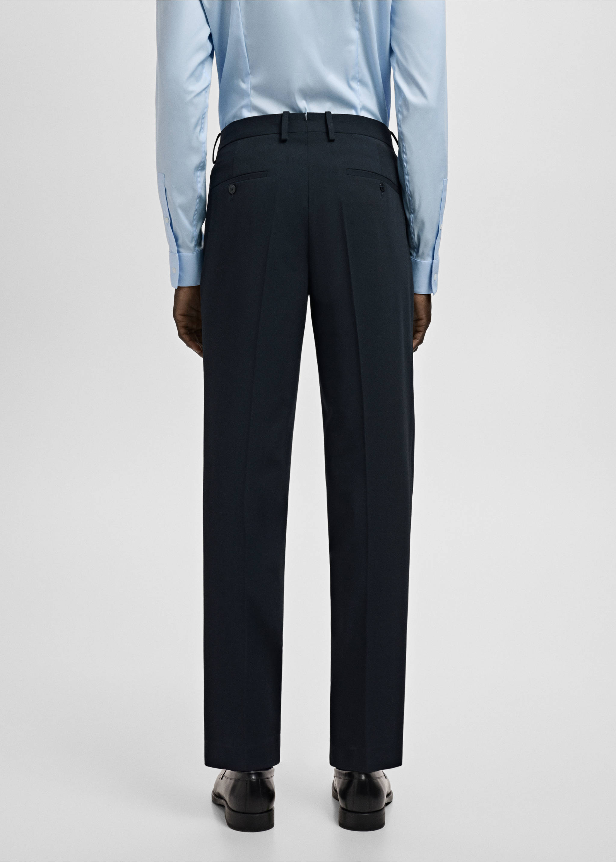 Pantalón traje París super slim fit - Reverso del artículo, Azul marino oscuro. Ref: 27011208-00.