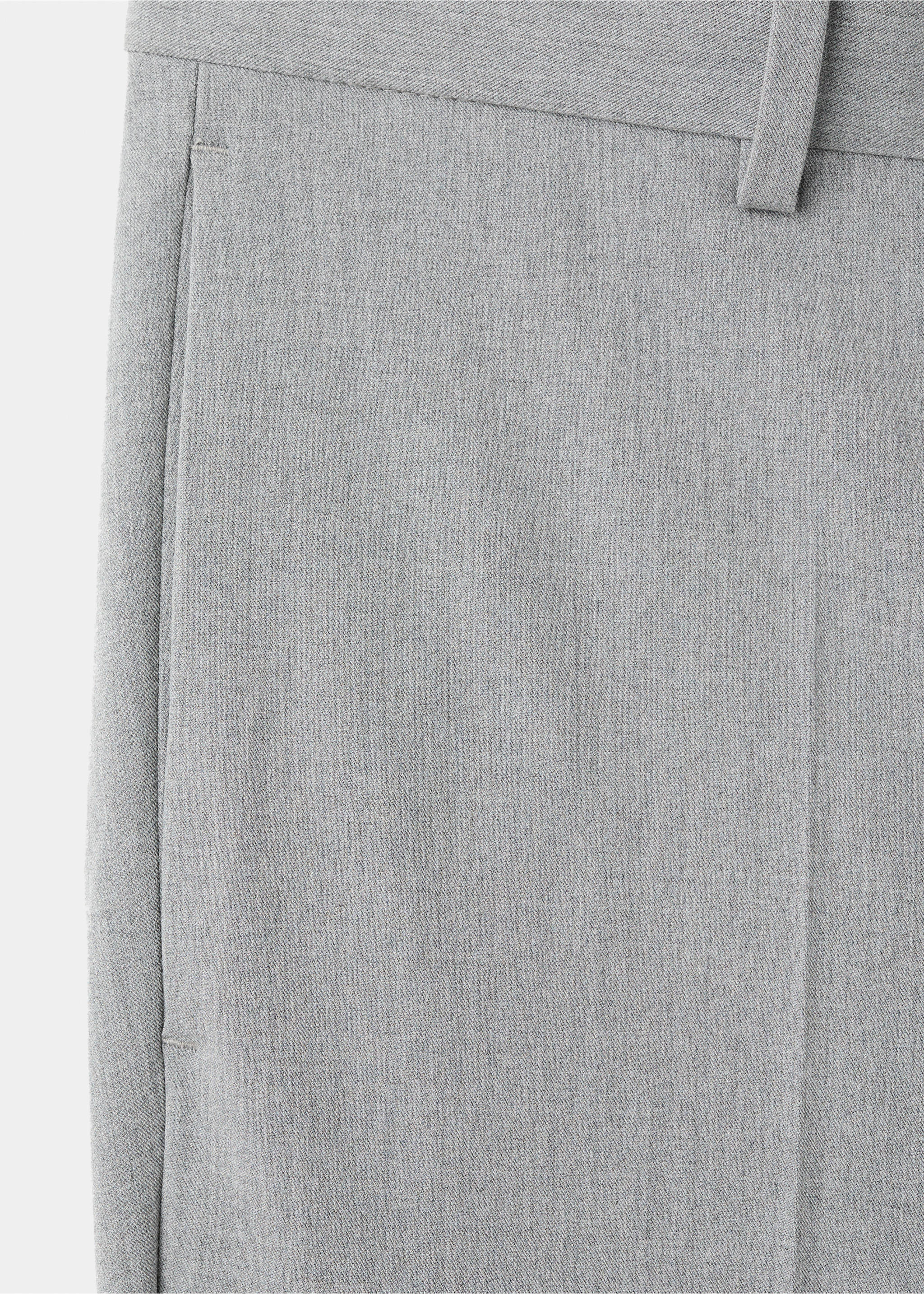 Παντελόνι κοστουμιού super slim fit Paris - Λεπτομέρεια του προϊόντος 8, Γκρι. Ref: 27011209-01.