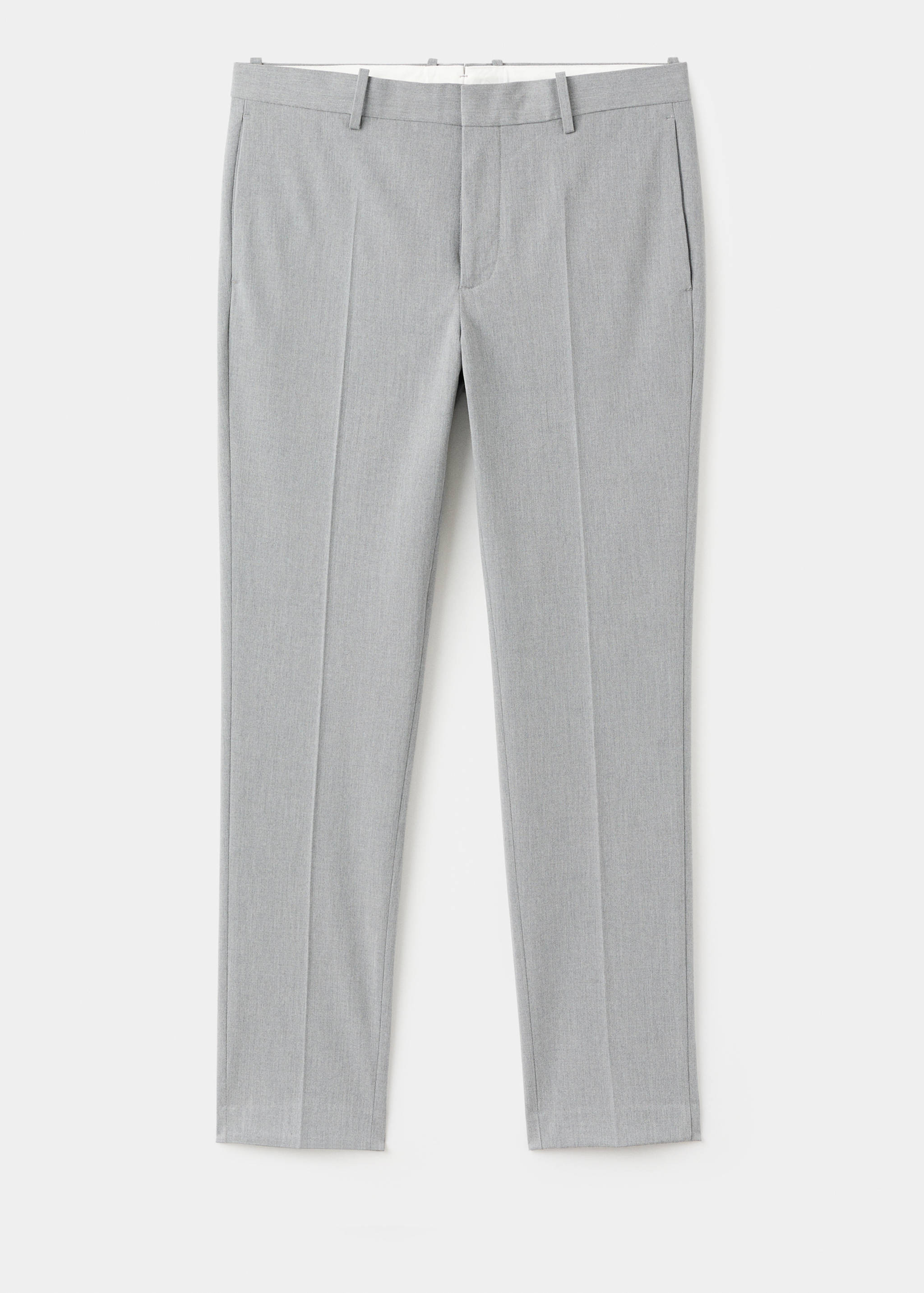 Stretch fabric super slim-fit suit trousers - Article without model