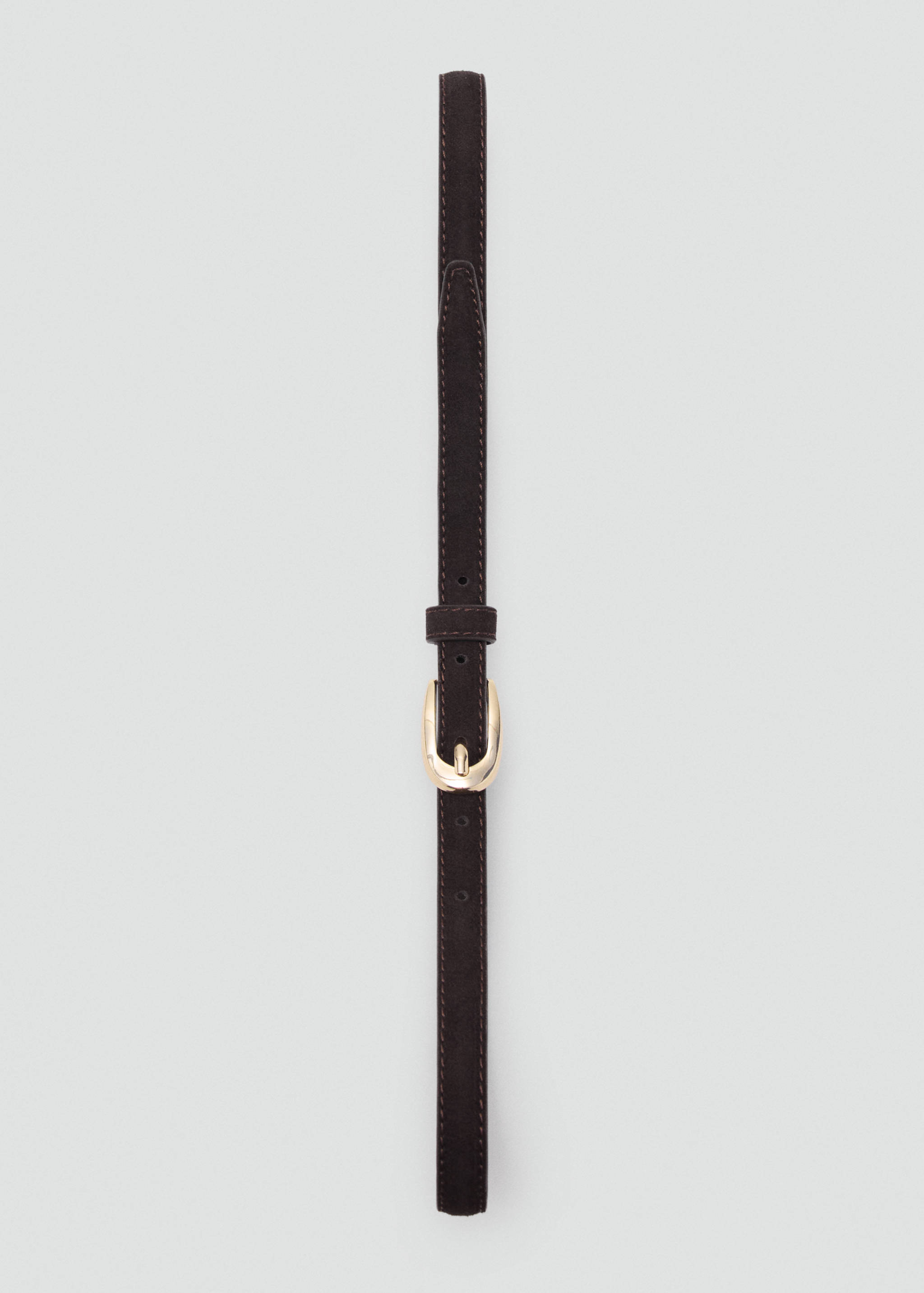 Thin suede leather belt - Details of the article 2