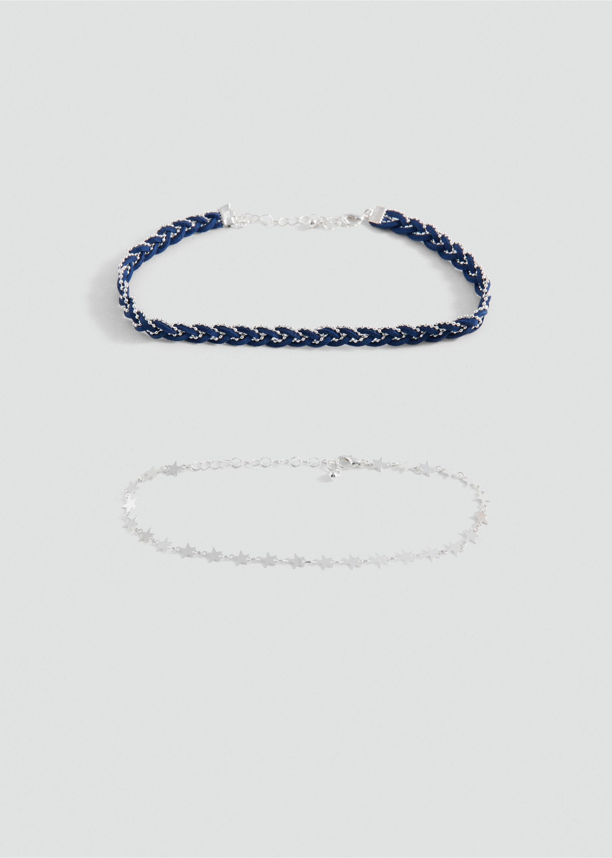 2条项链 - null, 海军蓝. Ref: 27011217-00.