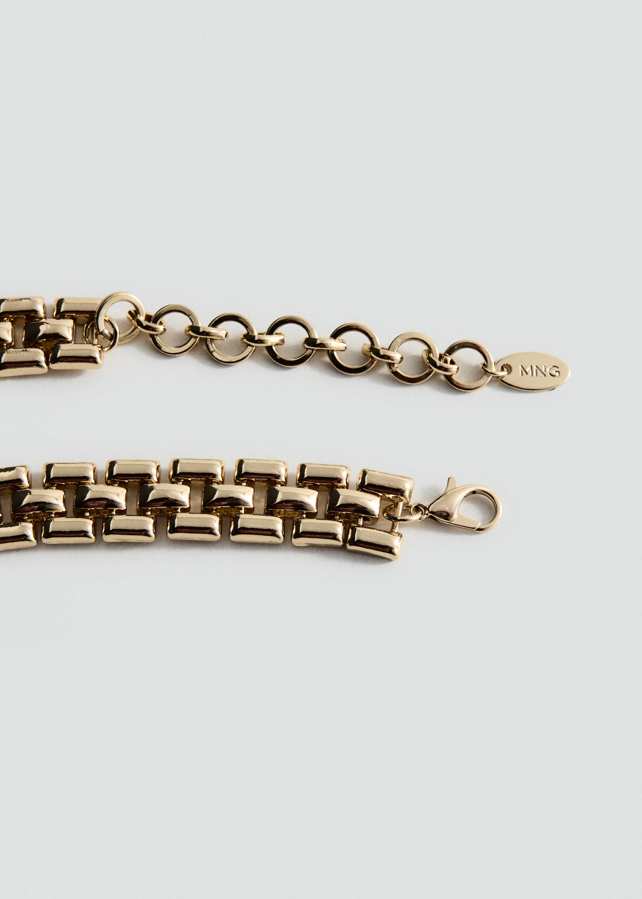 Link double necklace - Details of the article 1