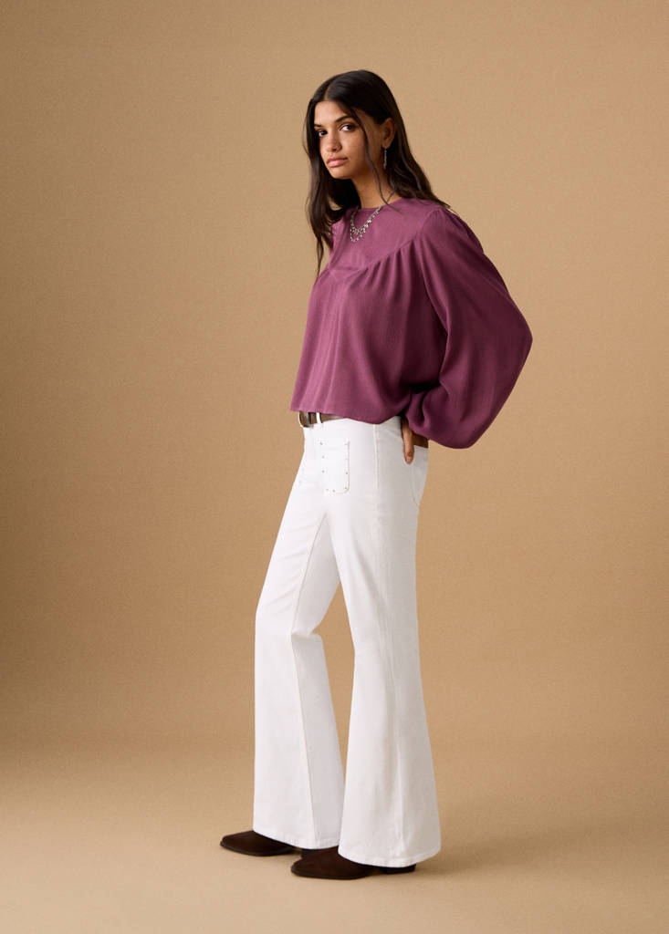 Flared jeans with studs — Off White
