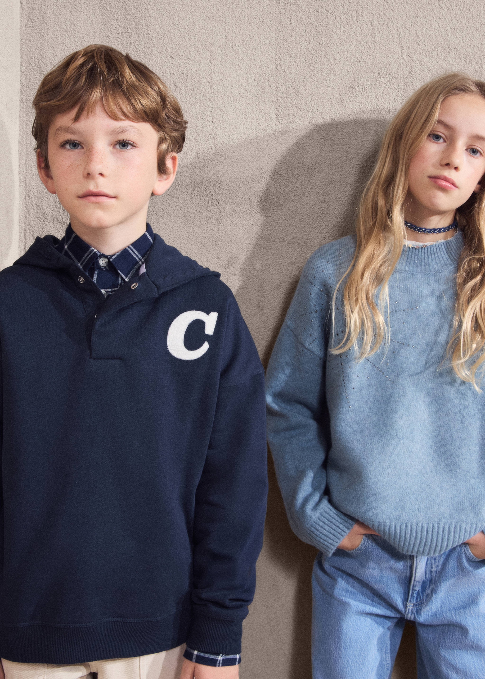 Mönstrad sweatshirt med huva - Detaljer om artikeln 5