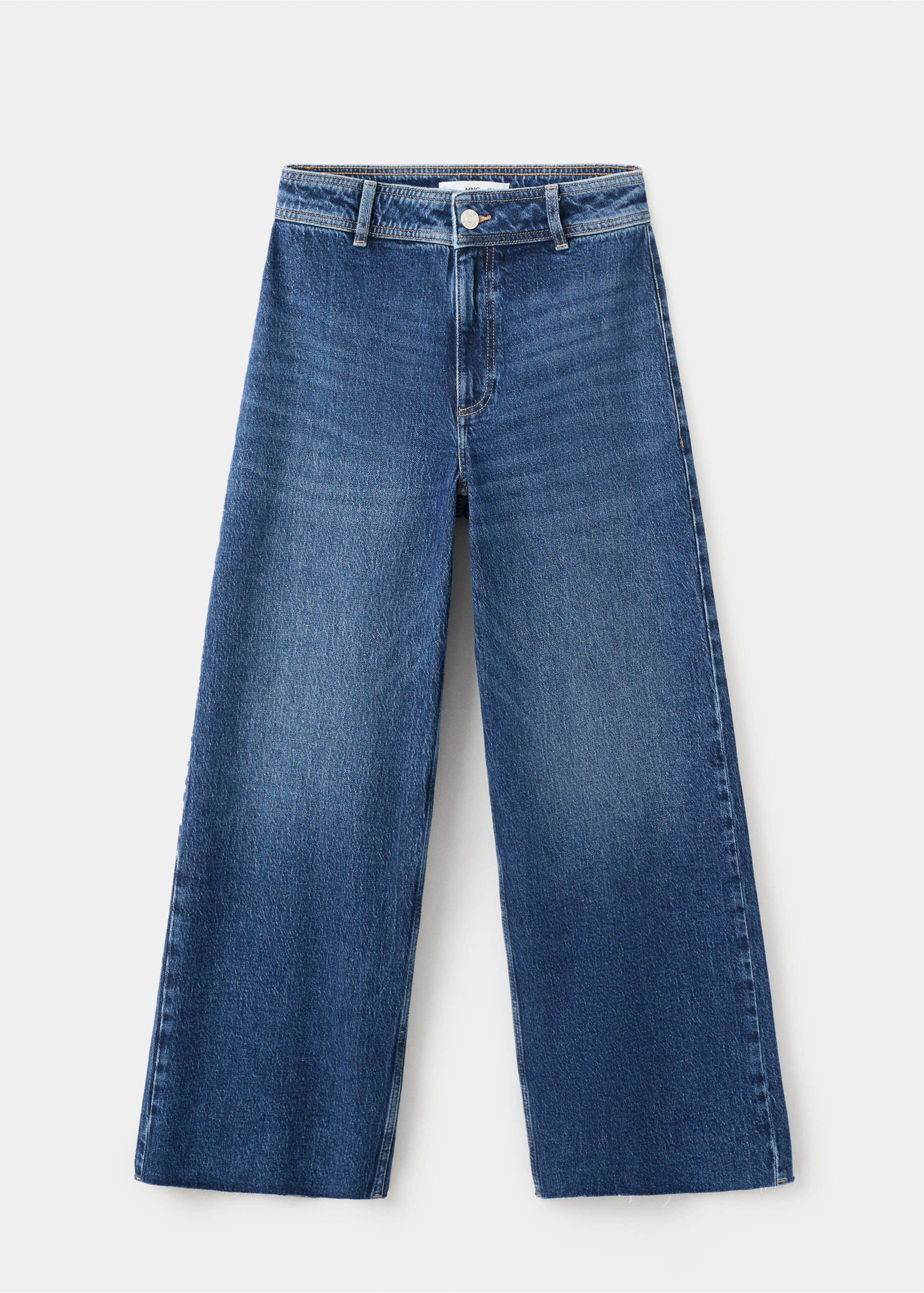 Catherin culotte high-rise jeans - Article without model, Dark Blue. Ref: 27011233-00.