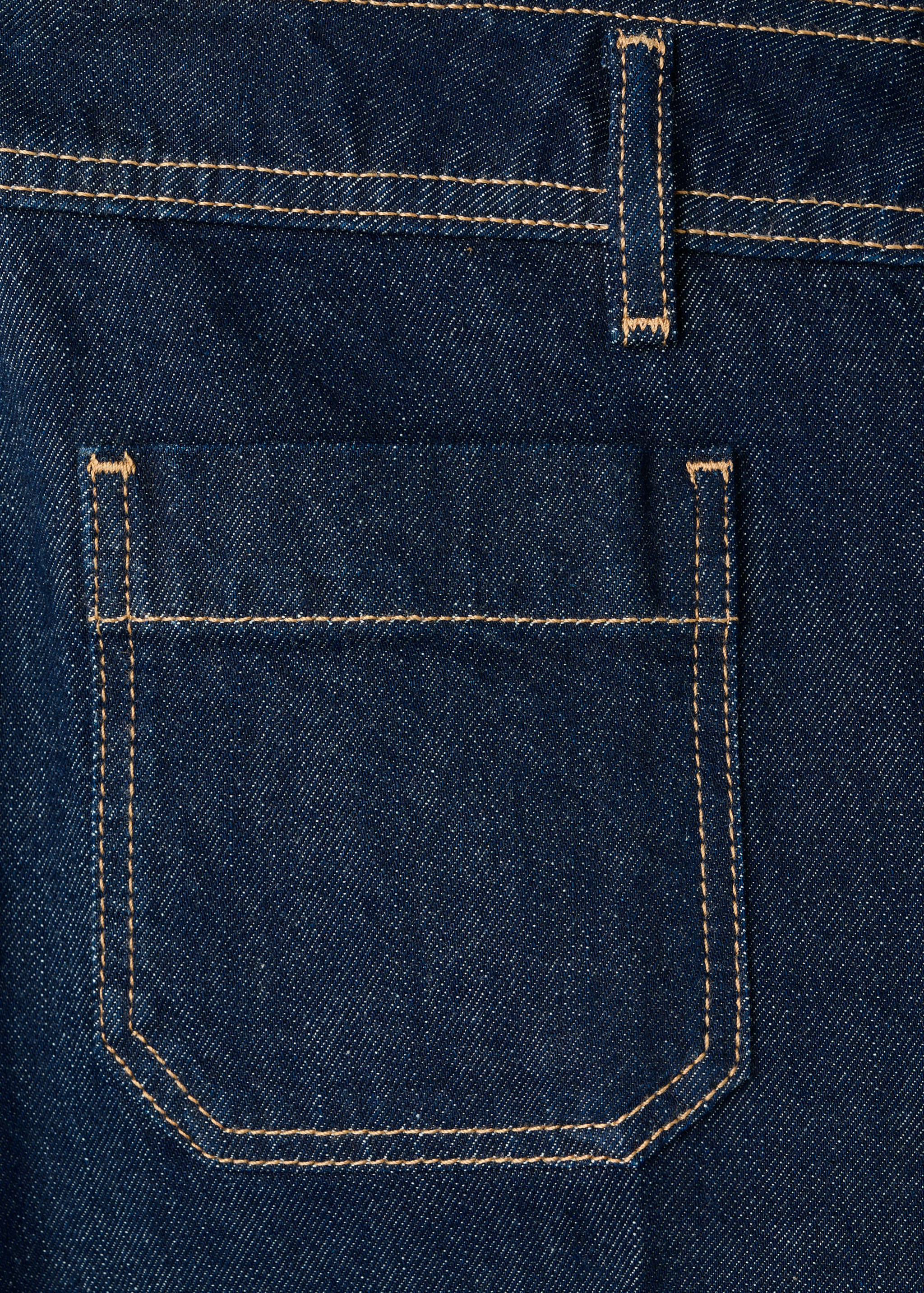 Джинсы с широкими штанинами и карманами - Деталь изделия 0