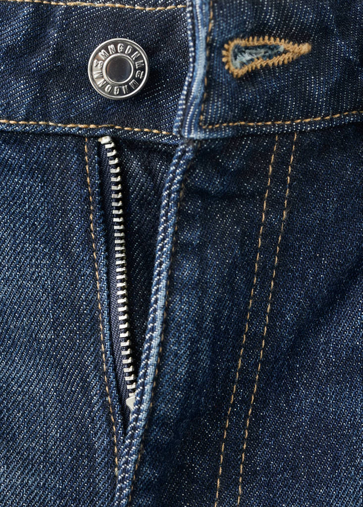 Fiona flared mid-rise jeans — Dark Blue