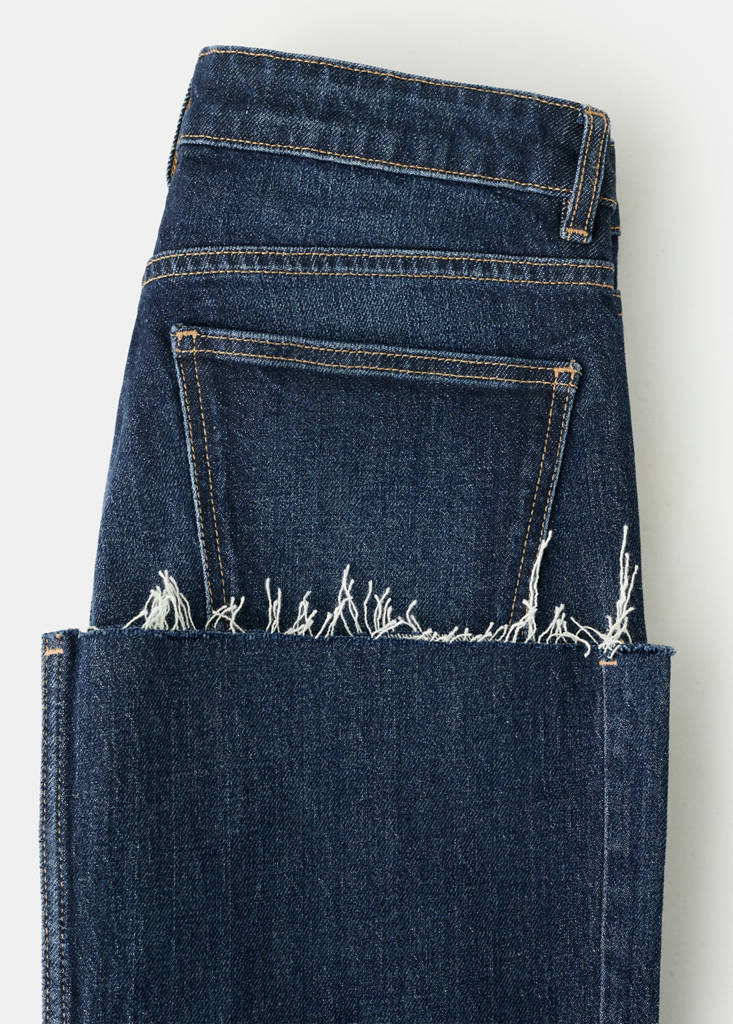Fiona flared mid-rise jeans — Dark Blue