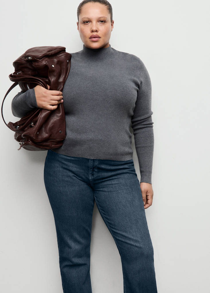 Fiona flared mid-rise jeans — Dark Blue