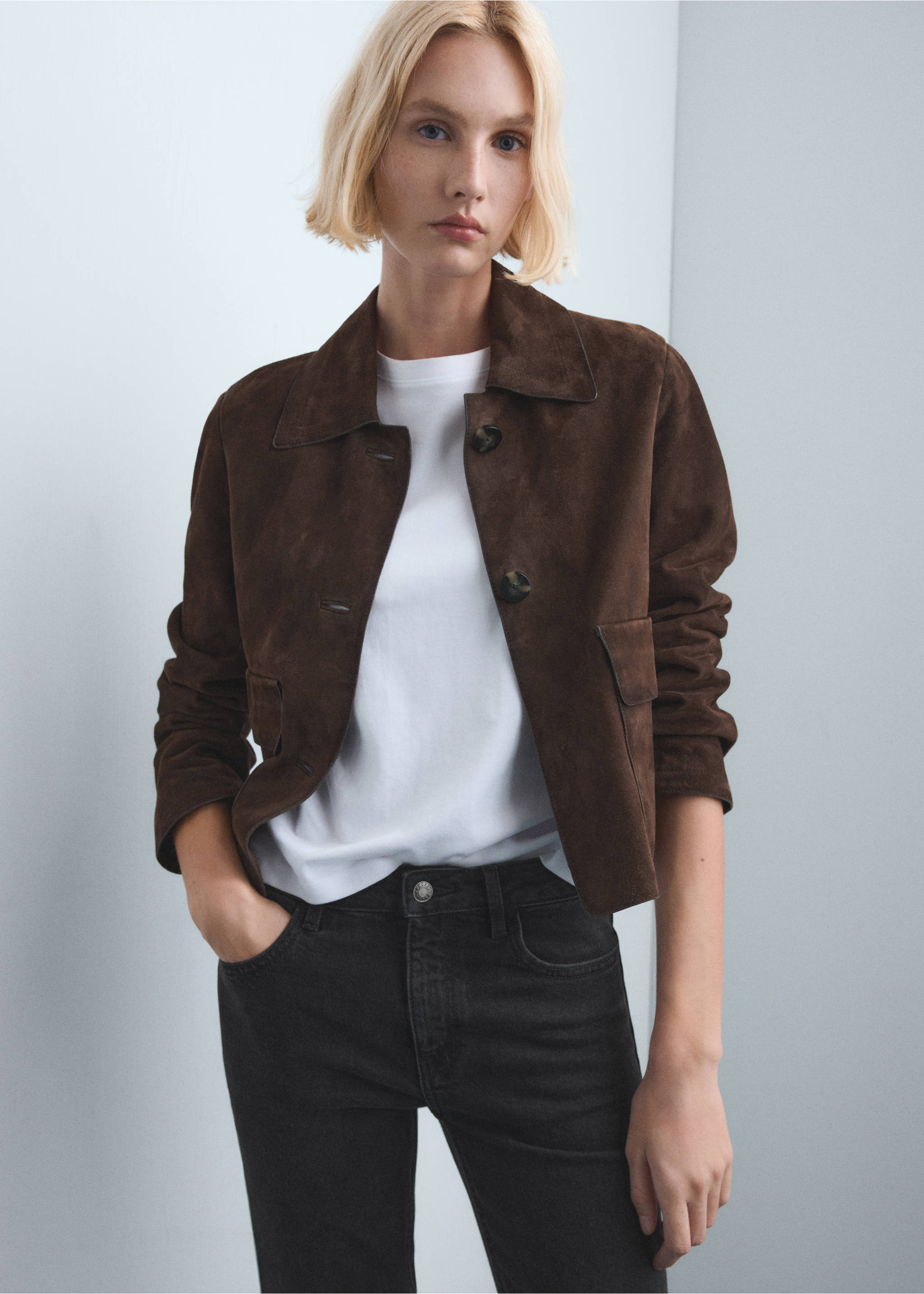 Jean Fiona flare taille normale - Détail de l'article 1, Black denim. Ref: 27011236-00.