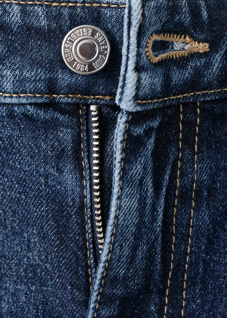 Newmom comfort high-rise jeans — Dark Blue