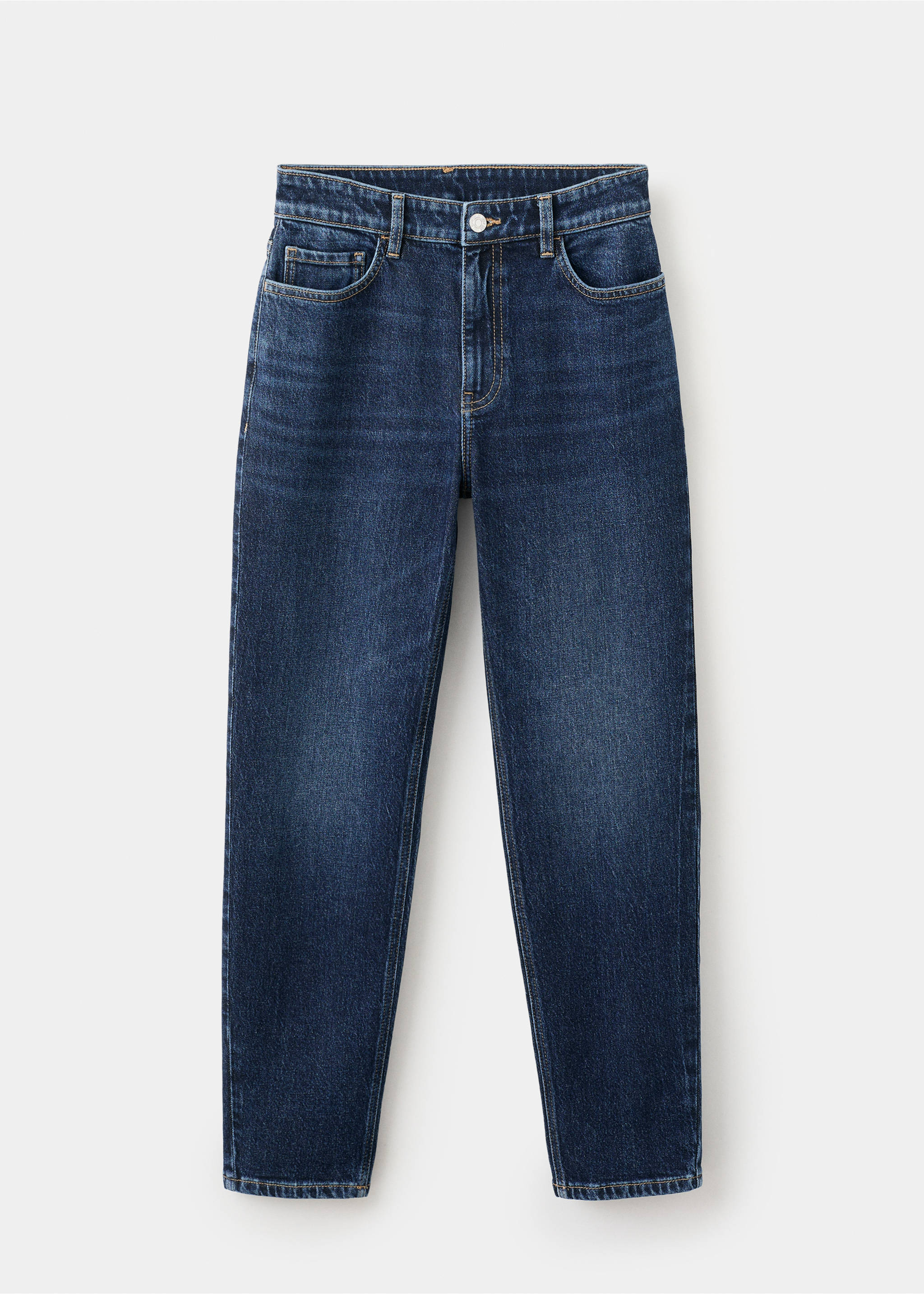 Newmom comfort high-rise jeans - Article without model, Dark Blue. Ref: 27011237-00.