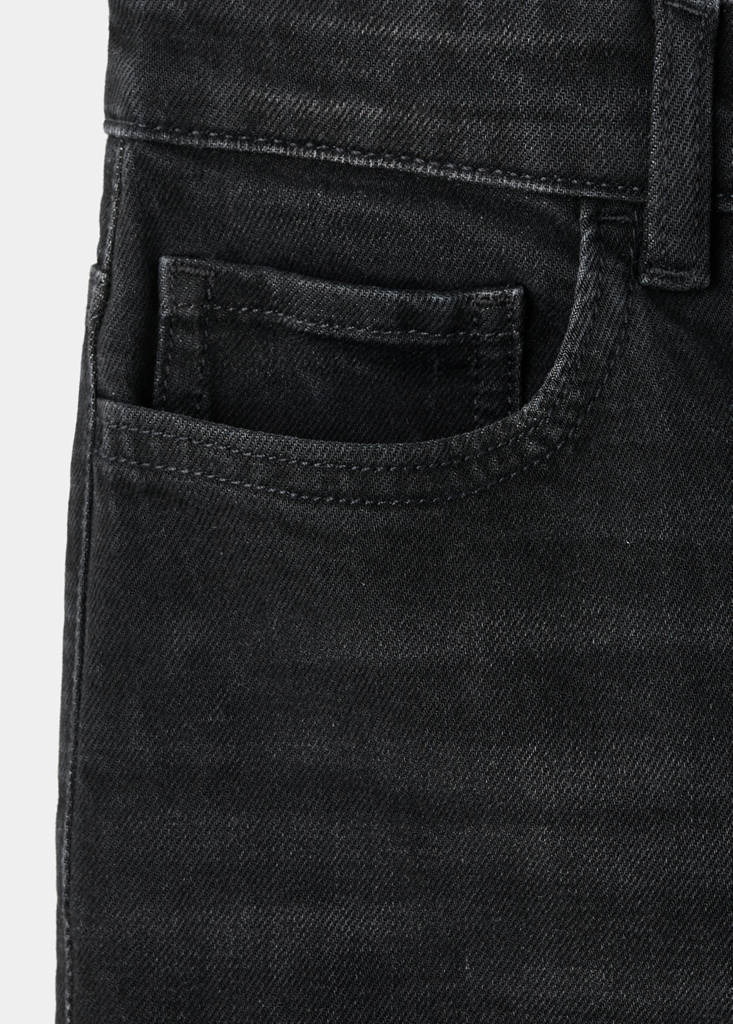 Newmom comfort high-rise jeans — Black denim