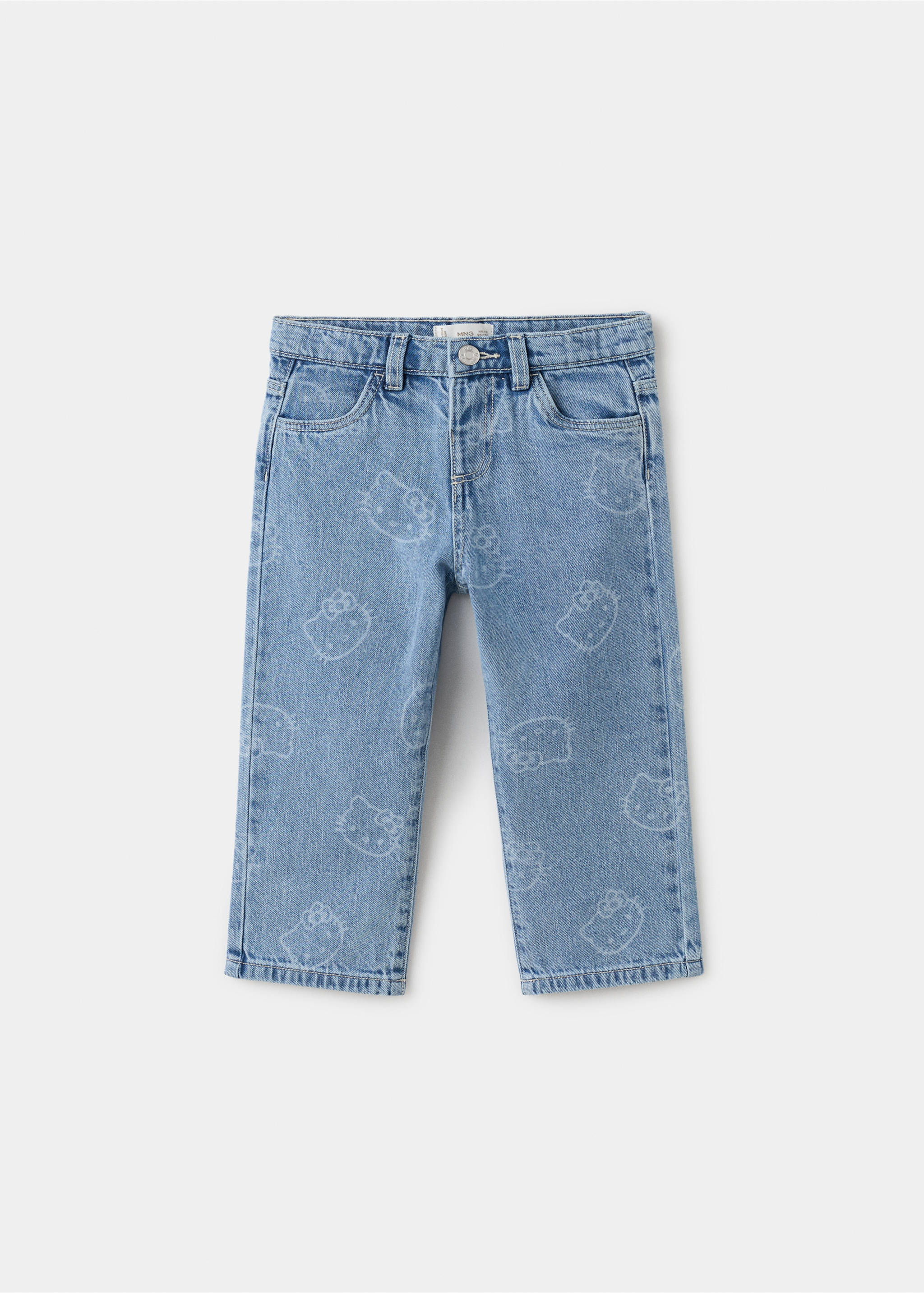 Jeans rectos Hello Kitty - Artículo sin modelo, Azul claro. Ref: 27011239-00.