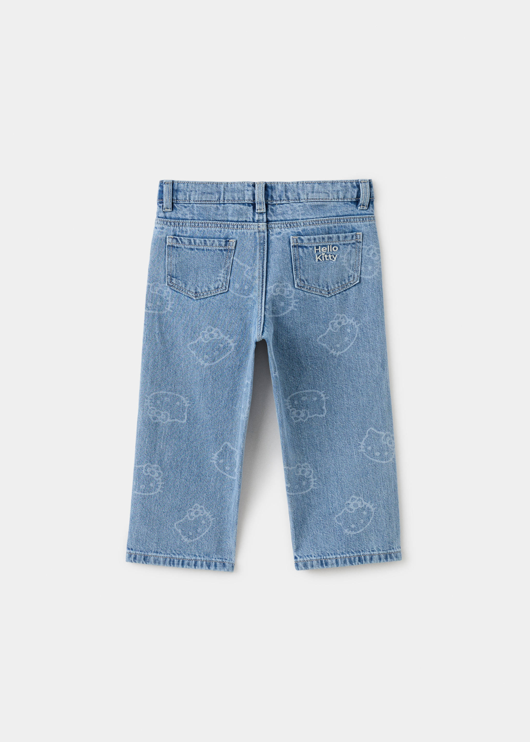 Jeans rectos Hello Kitty - Reverso del artículo