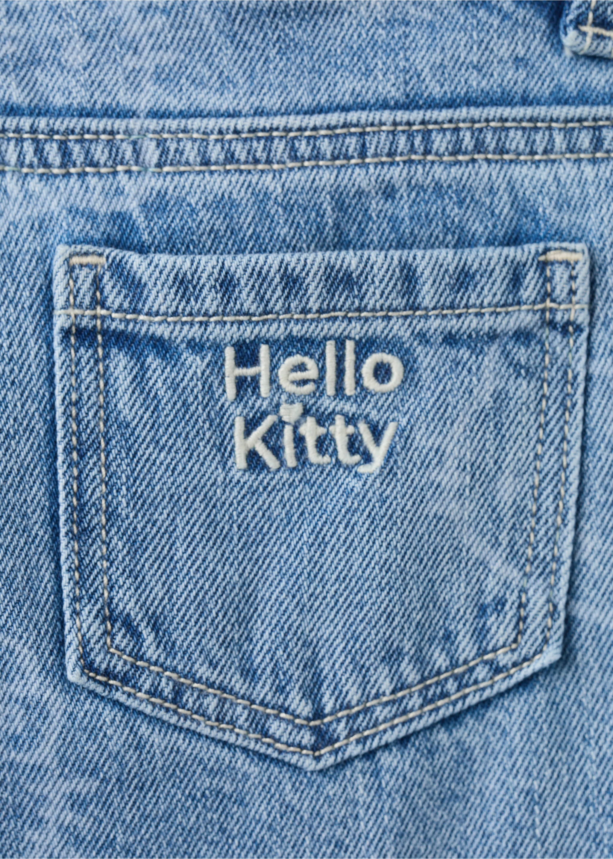 Jeans rectos Hello Kitty - Detalle del artículo 0, Azul claro. Ref: 27011239-00.