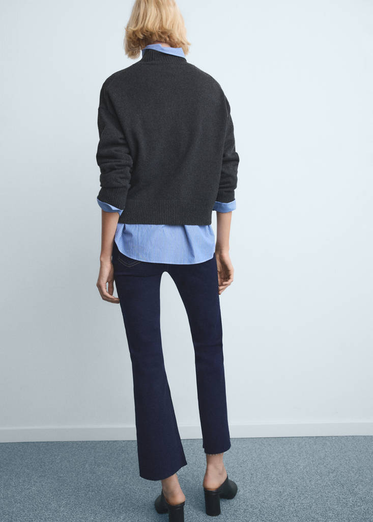 Sienna flared cropped jeans — Open Blue