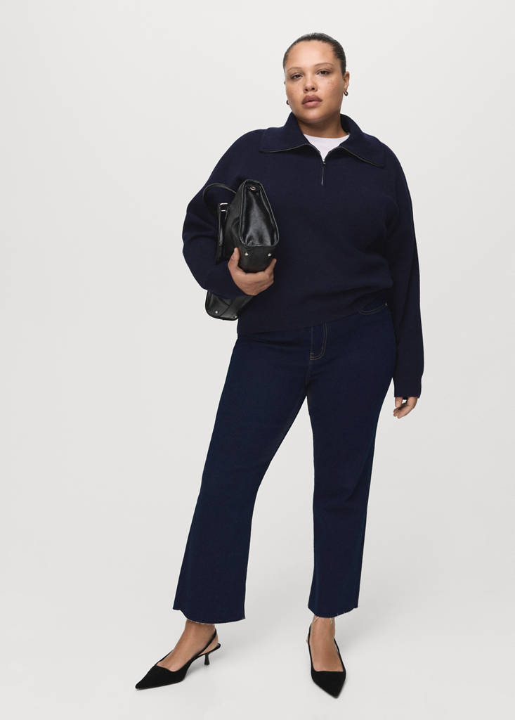Sienna flared cropped jeans — Open Blue