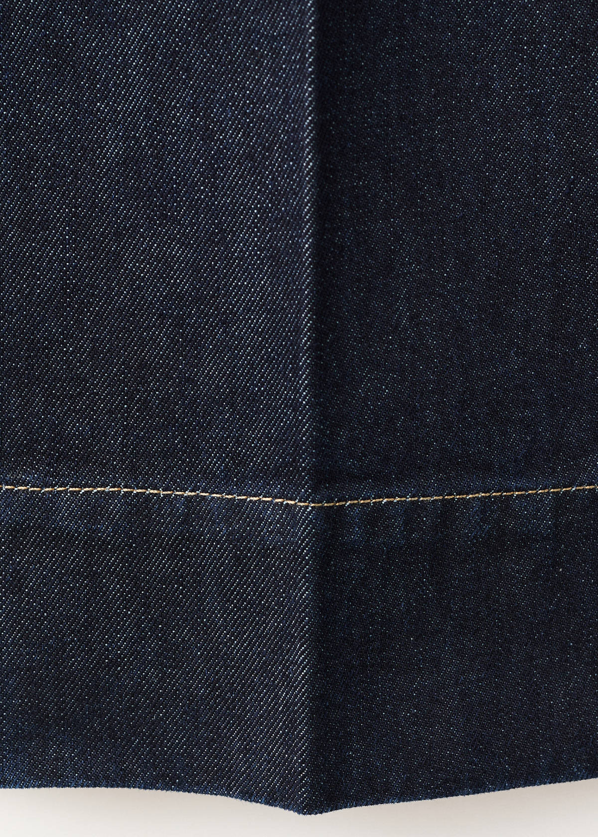 Straight-leg jeans with seam stitching — Dark Blue