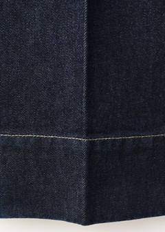 Straight-leg jeans with seam stitching — Dark Blue 11