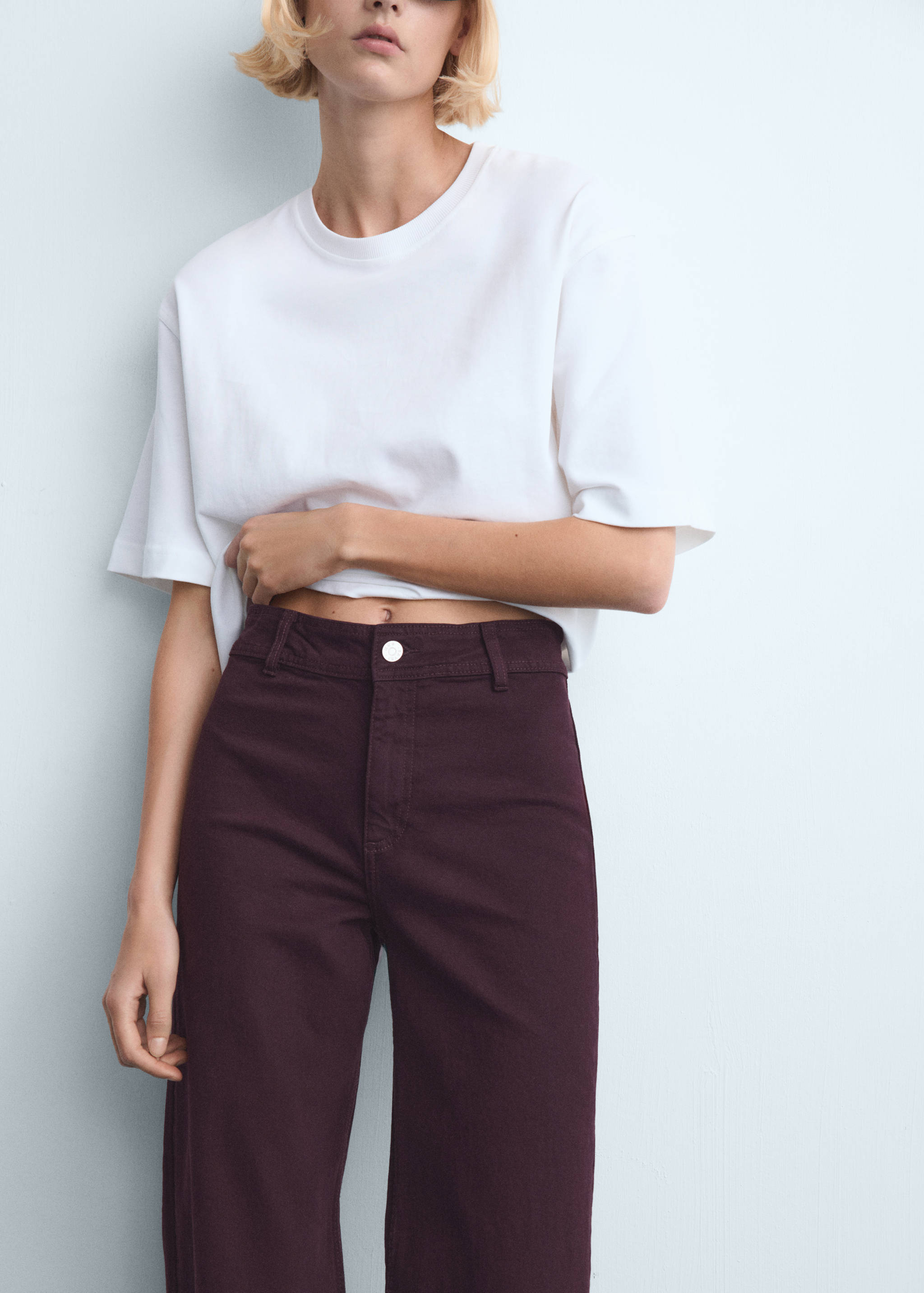 Jean style jupe-culotte Catherin taille haute - Détail de l'article 2