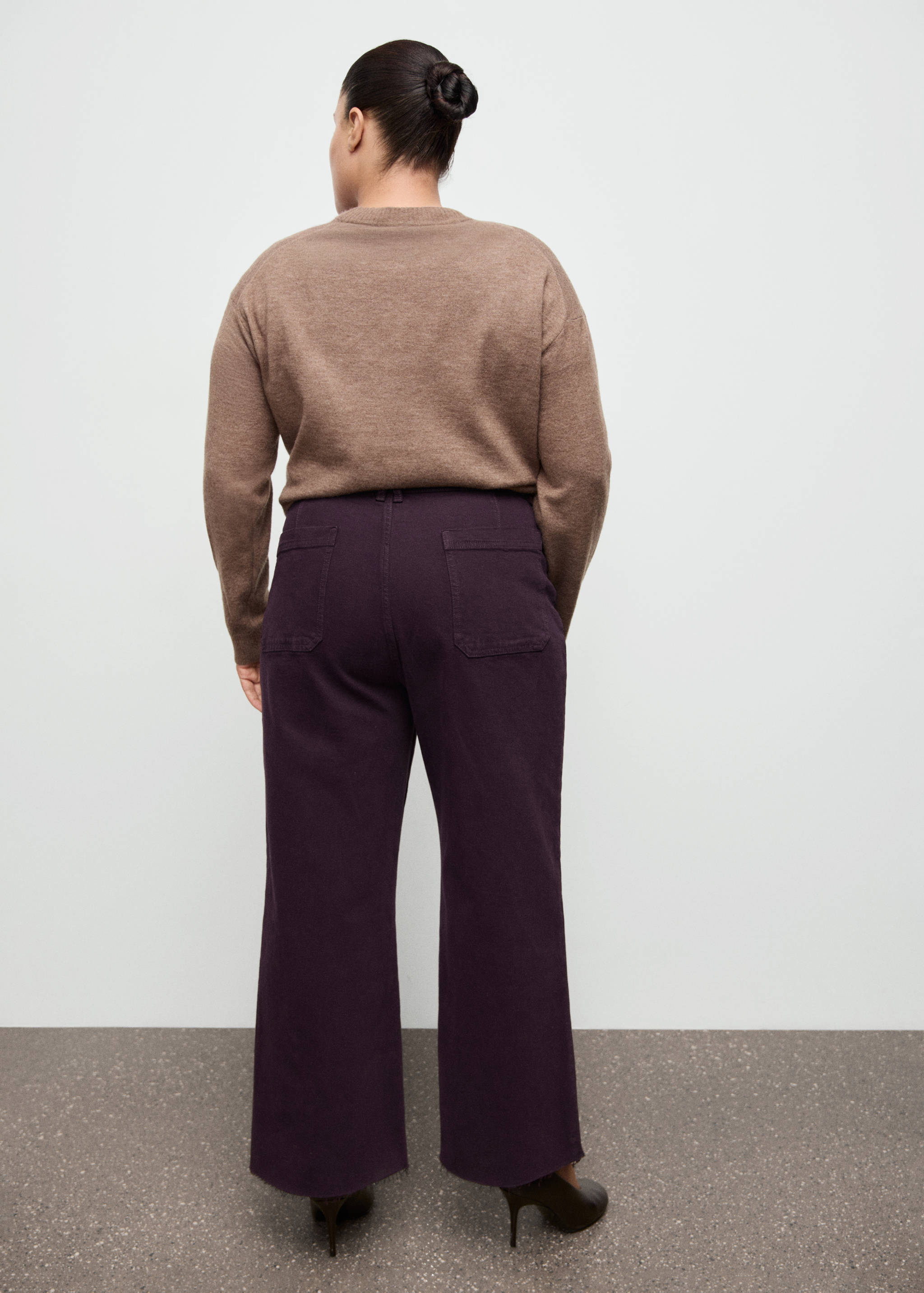 Jean style jupe-culotte Catherin taille haute - Détail de l'article 4